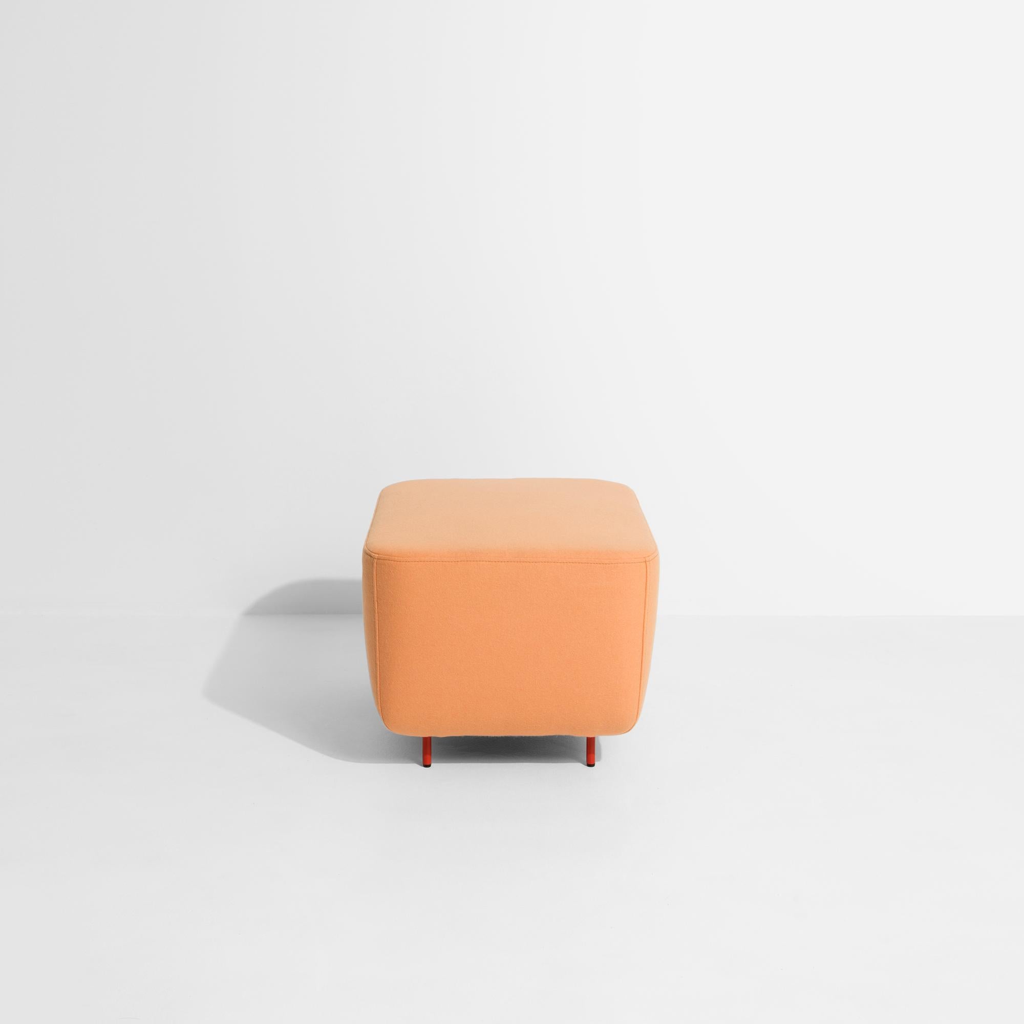 Petite Friture Small Hoff Stool in Orange by Morten & Jonas, 2015 For Sale 1