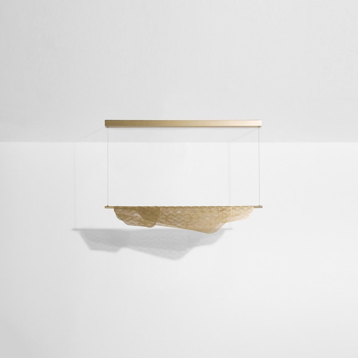 Petite Friture Small Mediterranea Pendant Light in Brushed Brass by Noé Duchaufour-Lawrance, 2016

Inspired by the weightlessness of 