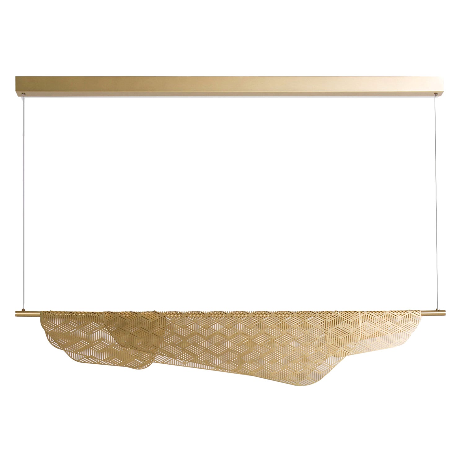Petite Friture Piccola lampada a sospensione Mediterranea in ottone spazzolato, 2016