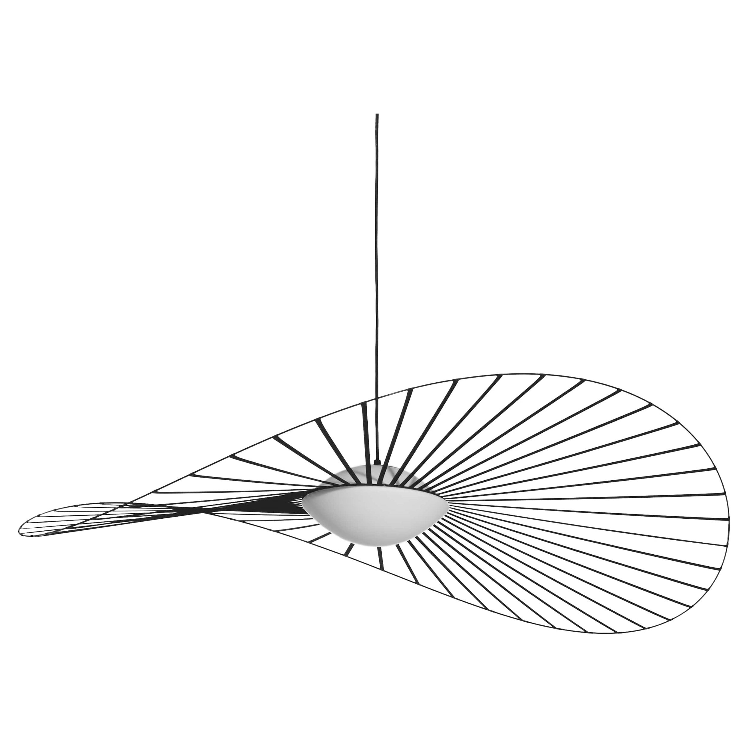 Petite Friture Piccola lampada a sospensione Vertigo Nova in bianco/nero, 2020