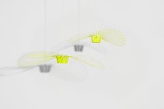 PETITE FRITURE Vertigo, Large Pendant light, Yellow, Designer Constance Guisset