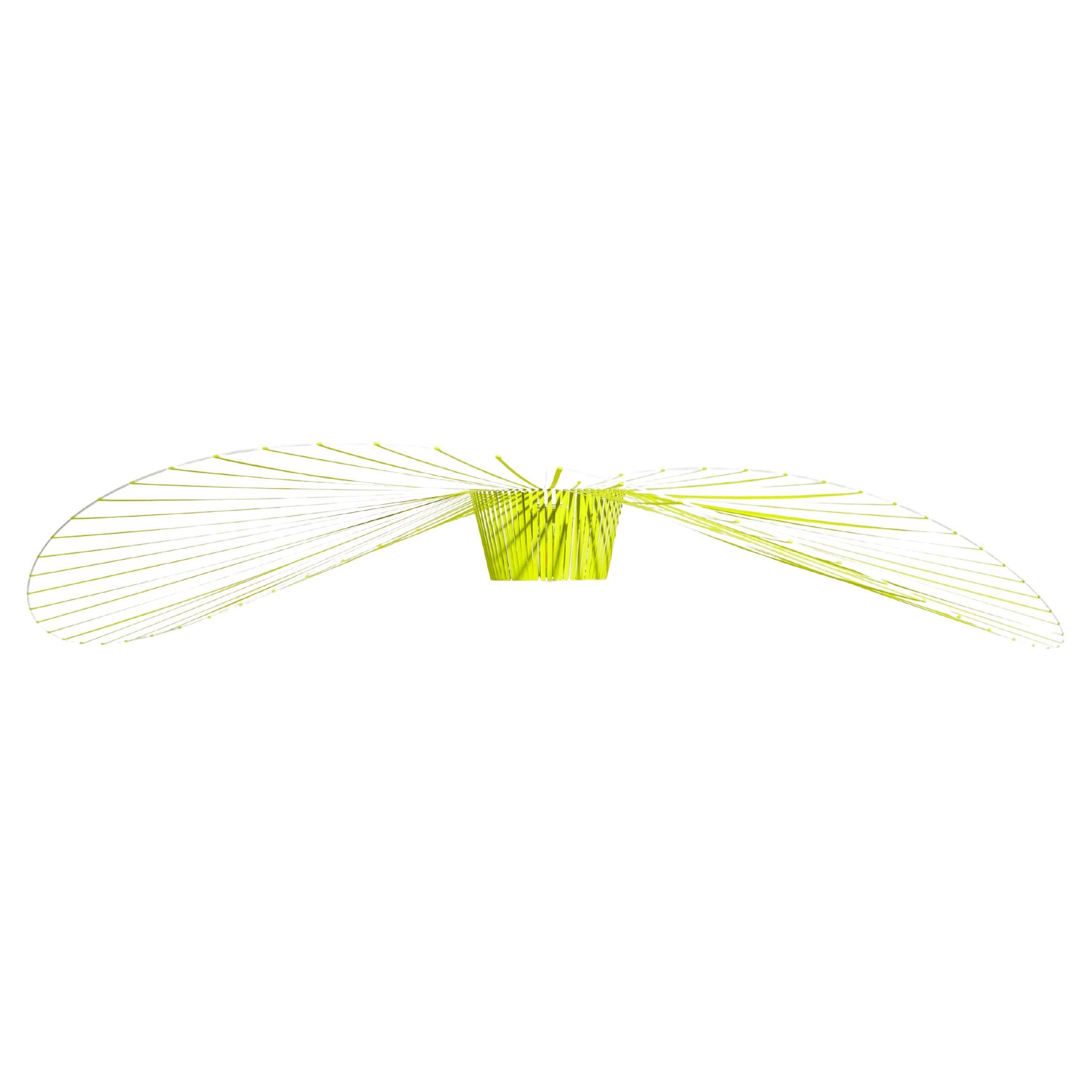 PETITE FRITURE Vertigo, Große Pendelleuchte, Gelb, Designerin Constance Guisset