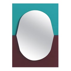 Petit miroir, Emerald/Cherry, PETITE FRITURE Wander  Conçu par Studio AC/AL