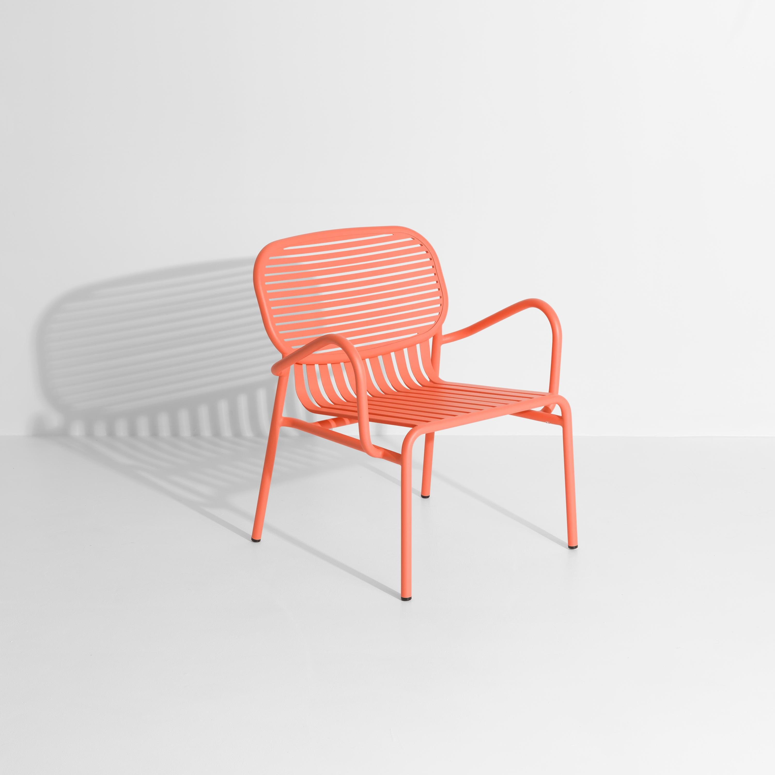 Petite Friture Week-End Armchair in Coral Aluminium by Studio BrichetZiegler, 2017

The week-end collection is a full range of outdoor furniture, in aluminium grained epoxy paint, matt finish, that includes 18 functions and 8 colours for the