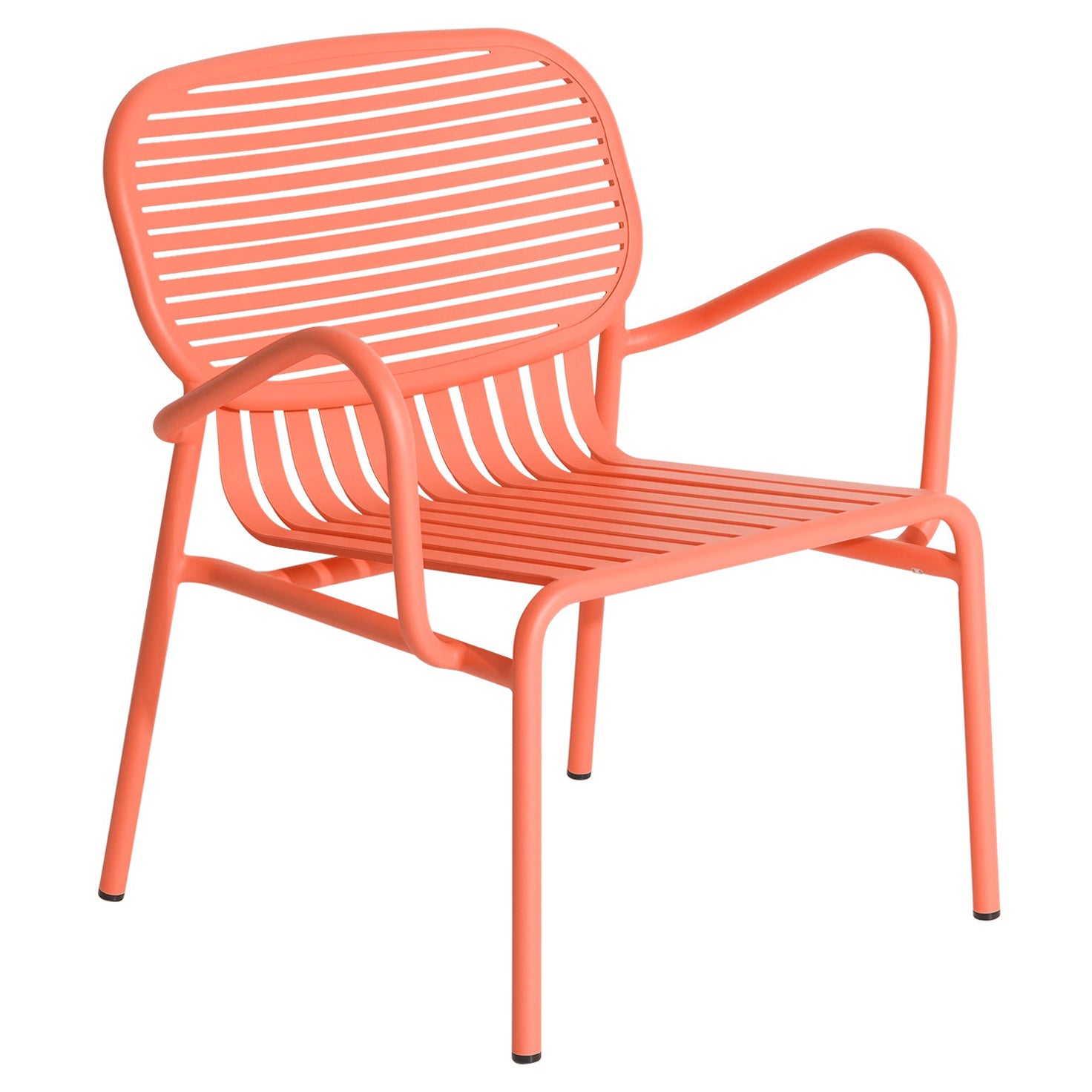 Sillón Petite Friture Week-End de aluminio coral por Studio BrichetZiegler