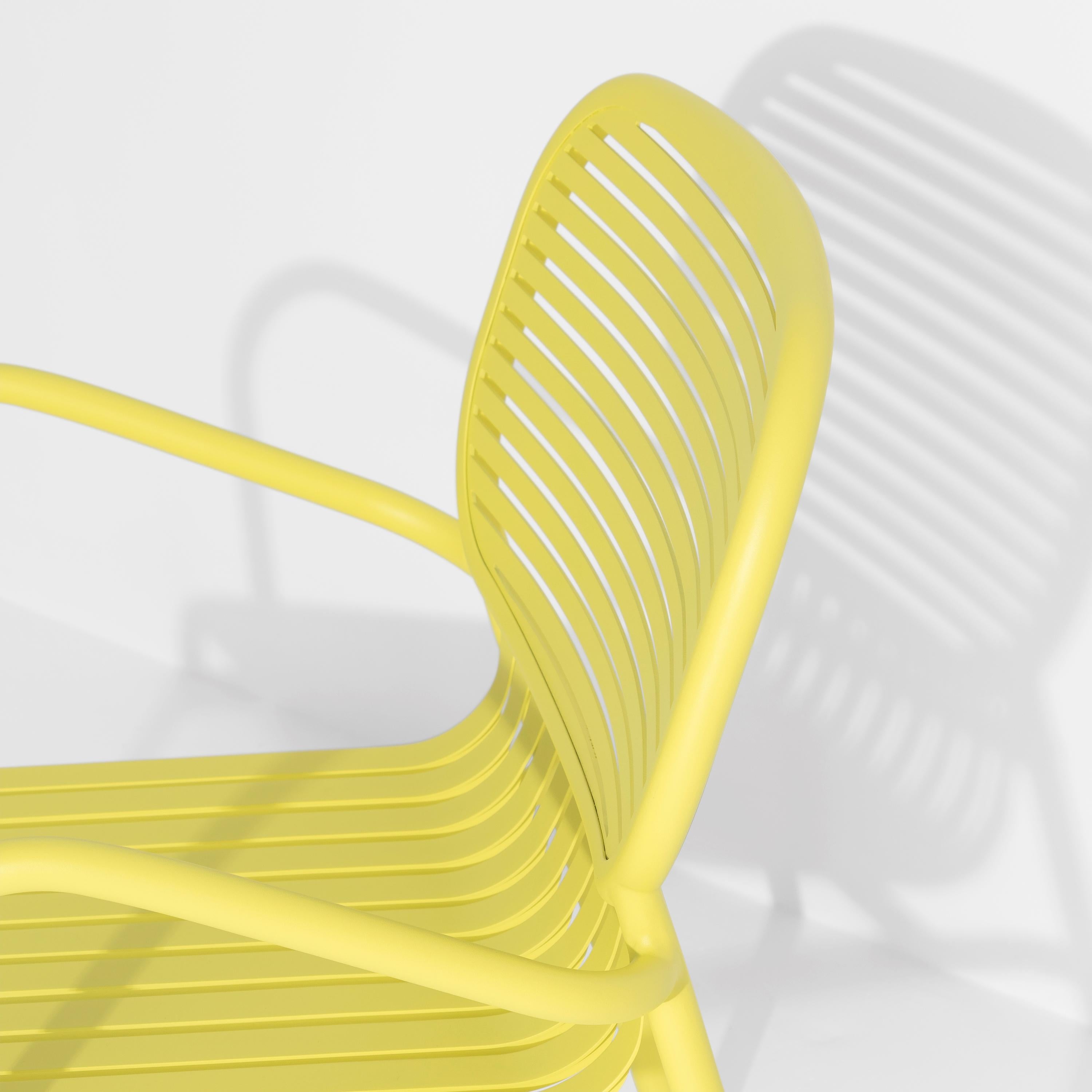 Petite Friture Week-End Armchair in Yellow Aluminium by Studio BrichetZiegler In New Condition For Sale In Brooklyn, NY