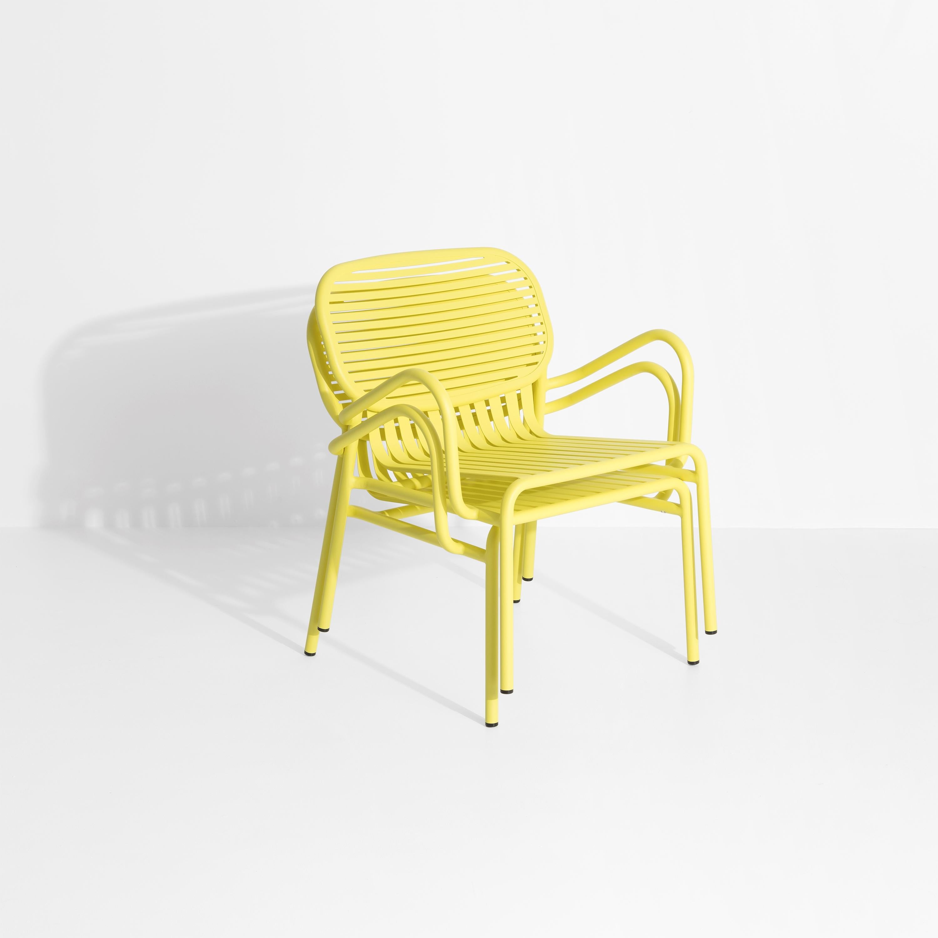 Contemporary Petite Friture Week-End Armchair in Yellow Aluminium by Studio BrichetZiegler For Sale