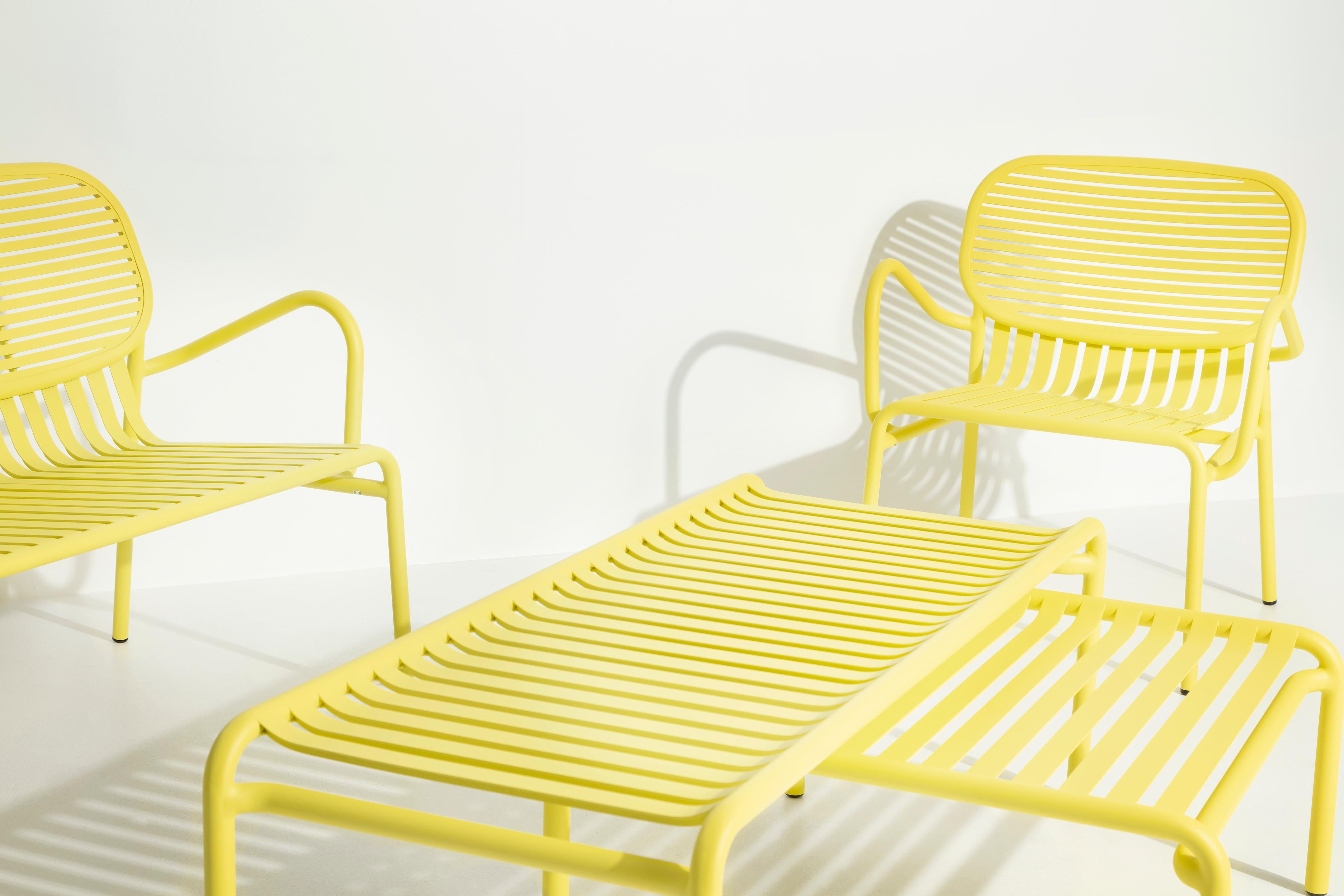 Petite Friture Week-End Armchair in Yellow Aluminium by Studio BrichetZiegler For Sale 1