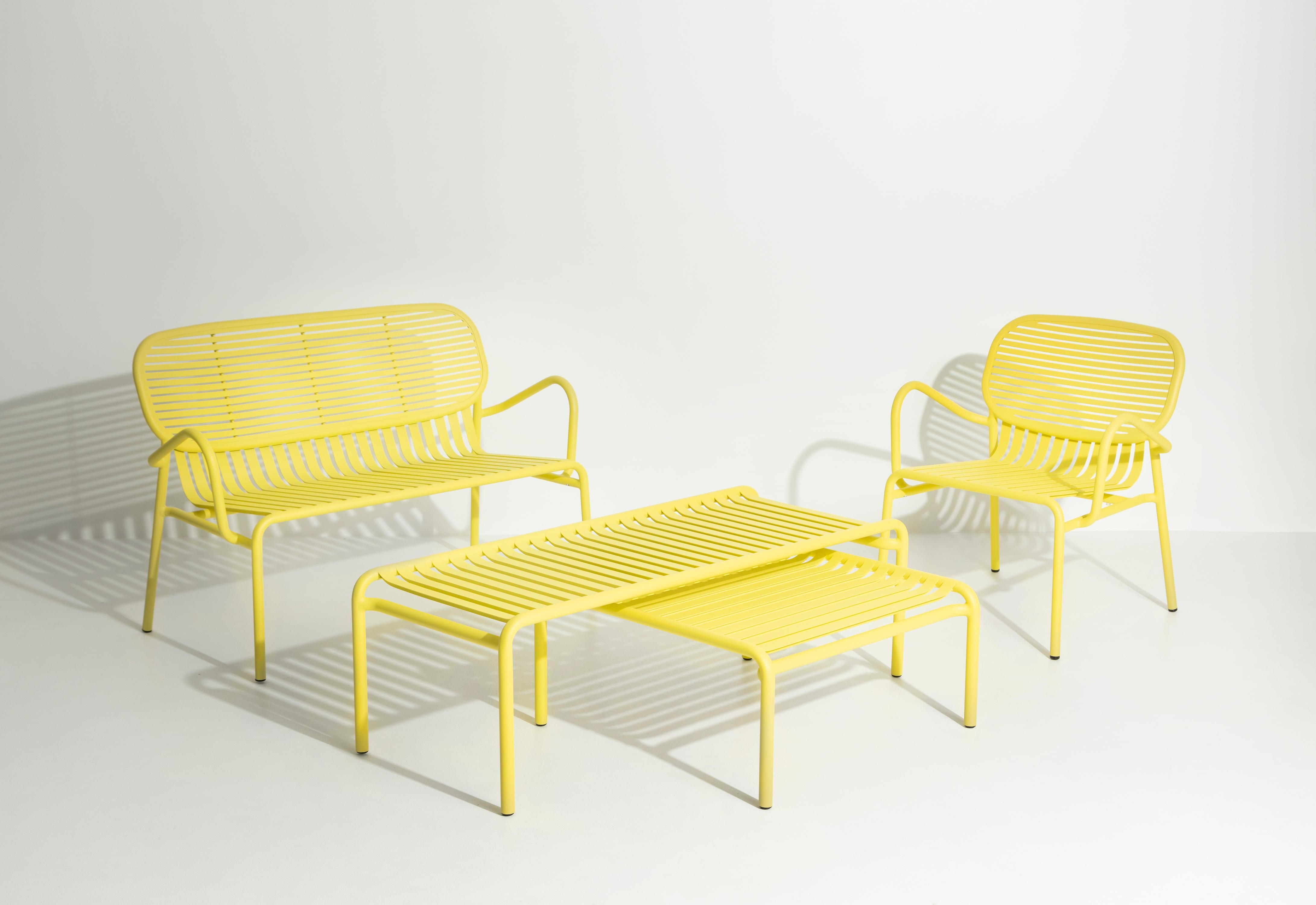 Petite Friture Week-End Armchair in Yellow Aluminium by Studio BrichetZiegler For Sale 2