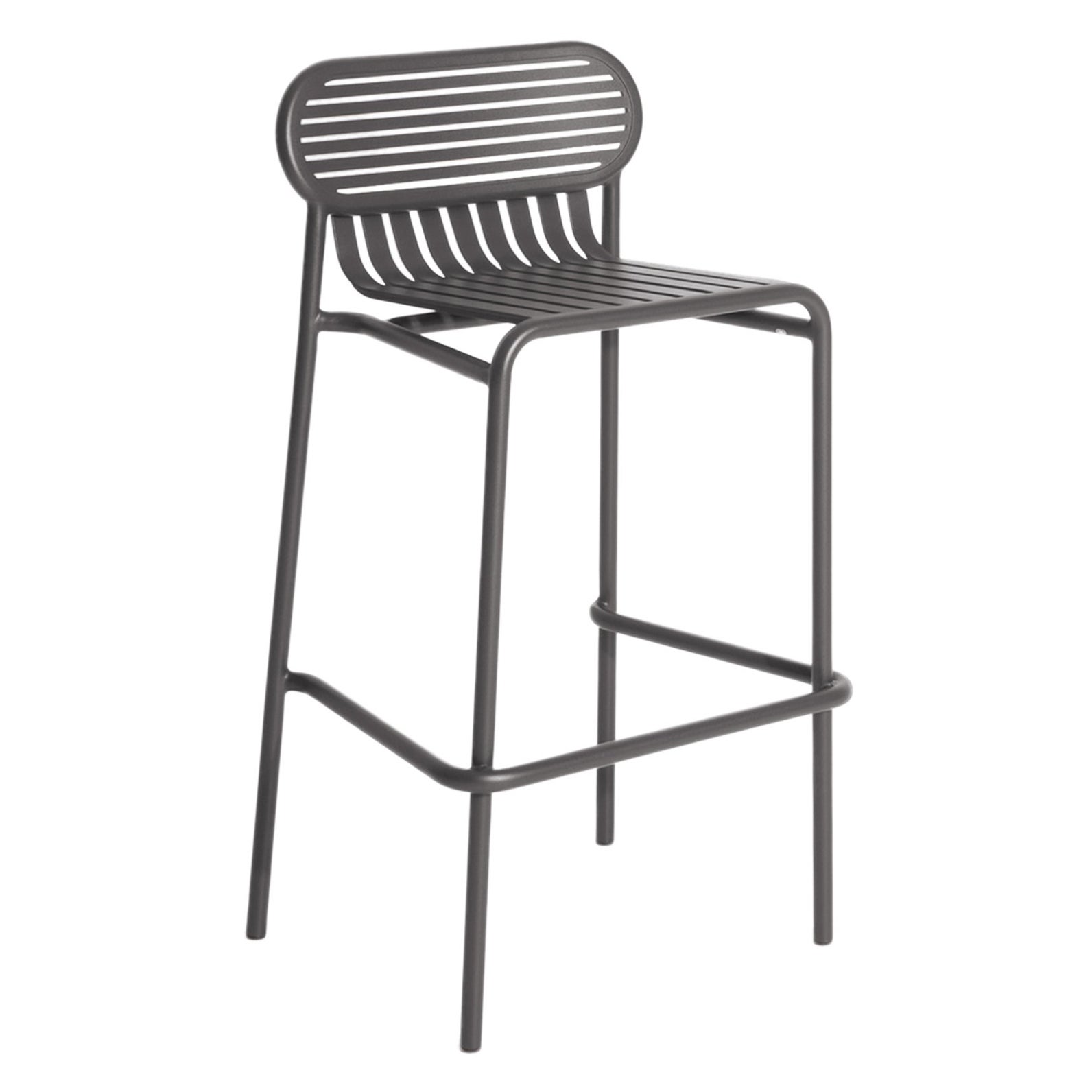 Petite Friture Week-End Bar Stool in Anthracite Aluminium, 2017