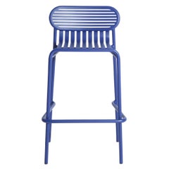 Petite Friture Week-End Bar Stool in Blue Aluminium by Studio BrichetZiegler