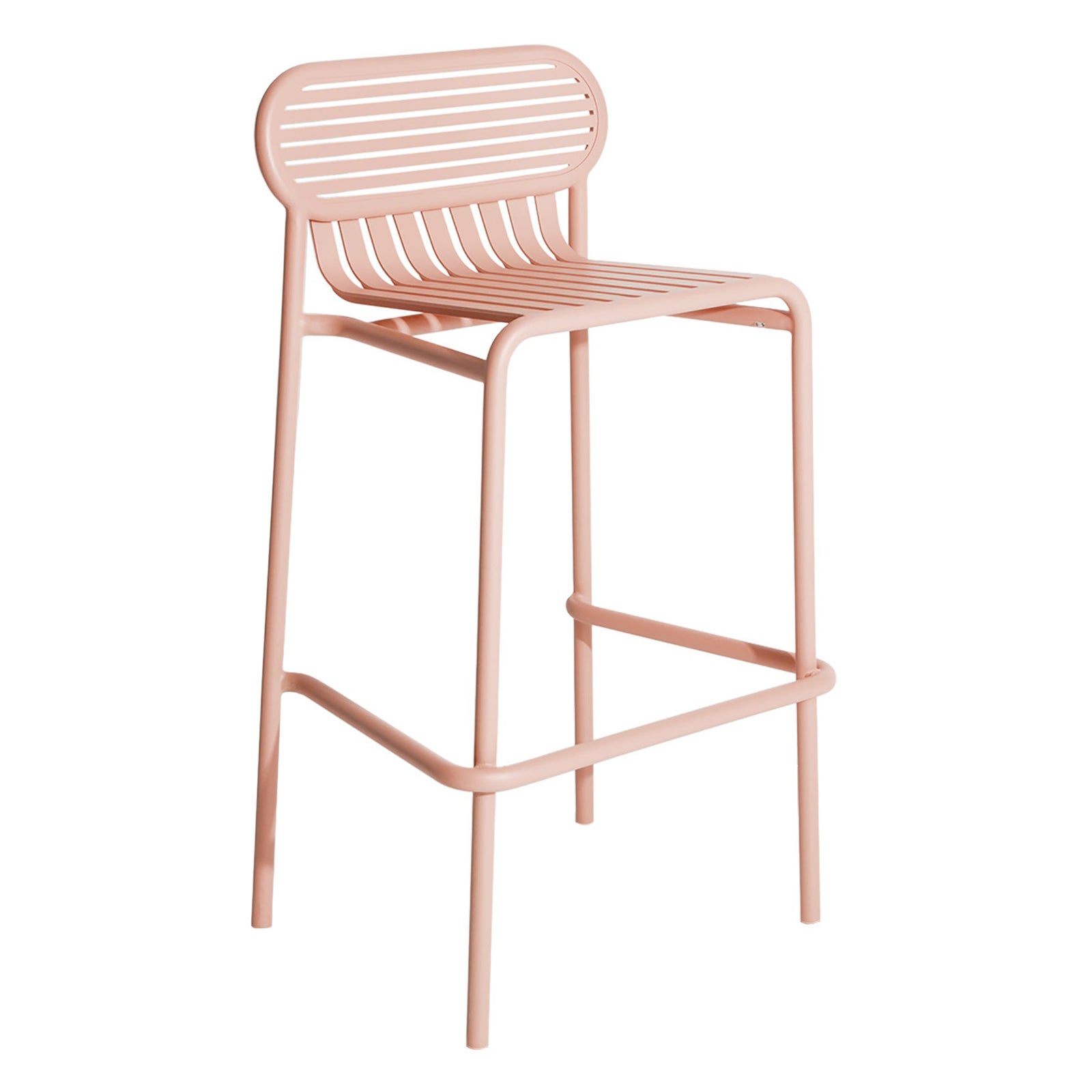 Petite Friture Week-End Bar Stool in Blush Aluminium by Studio BrichetZiegler