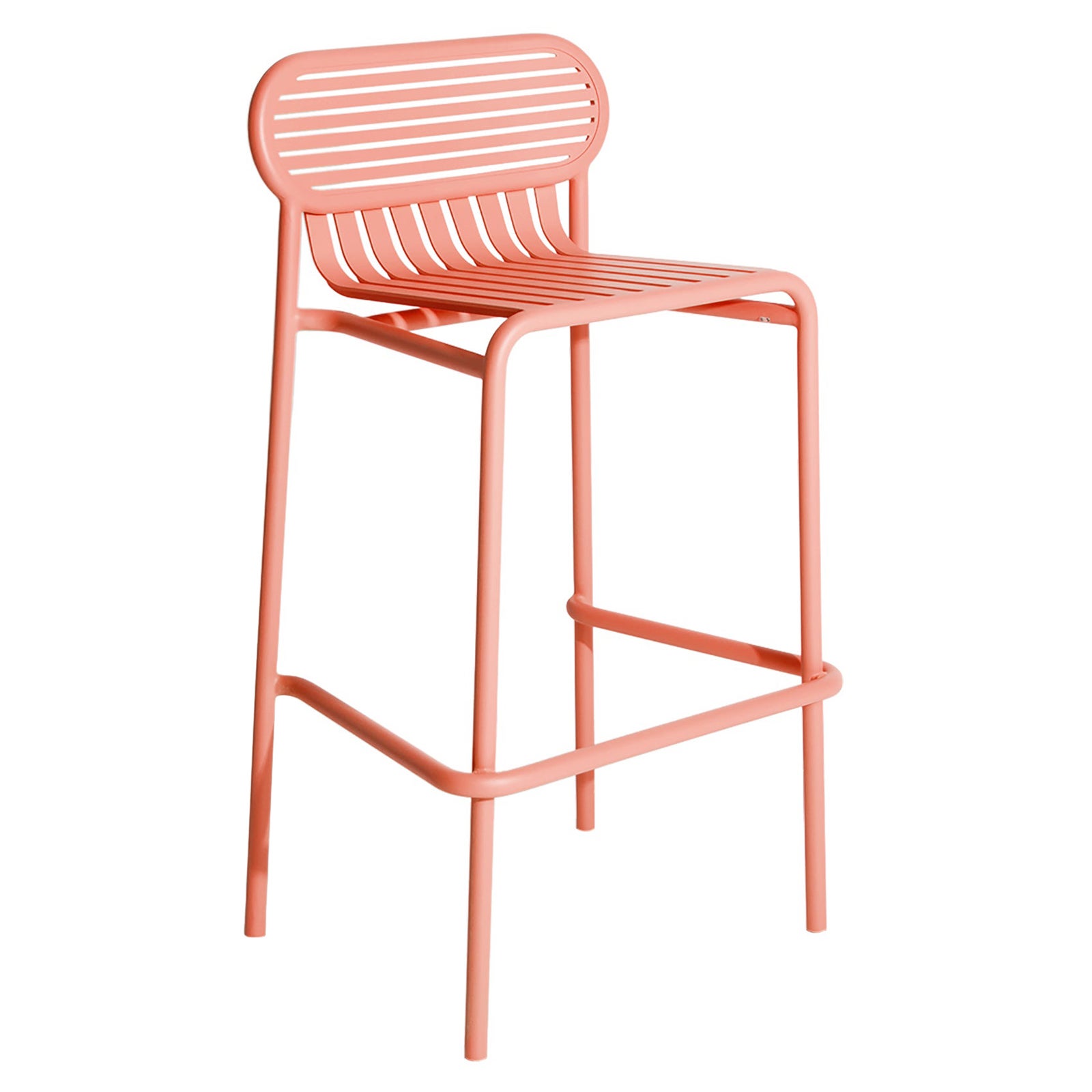 Kleiner Friture Week-End-Barhocker aus Korallen-Aluminium von Studio BrichetZiegler