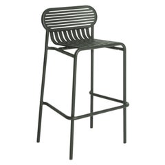 Sgabello da bar Petite Friture Week-End in alluminio Greene & Greene, 2017