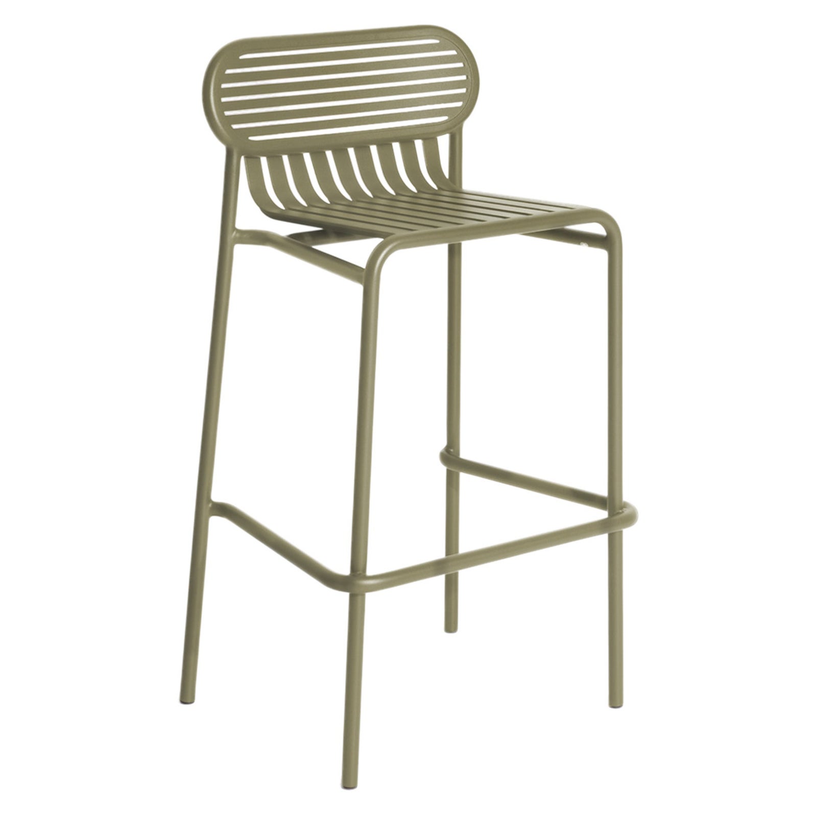 Petite Friture Week-End Bar Stool in Jade Green Aluminium, 2017