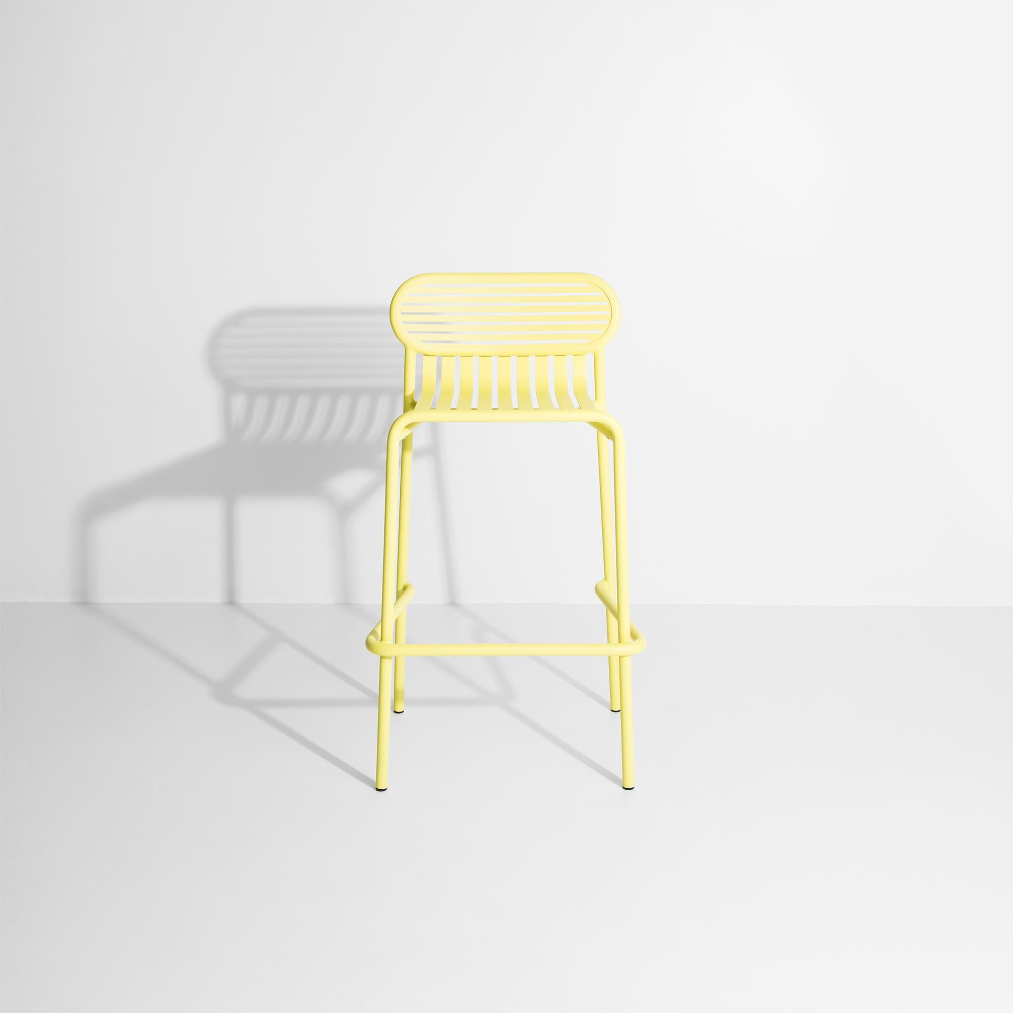 Petite Friture Week-End Bar Stool in Yellow Aluminium by Studio BrichetZiegler In New Condition For Sale In Brooklyn, NY