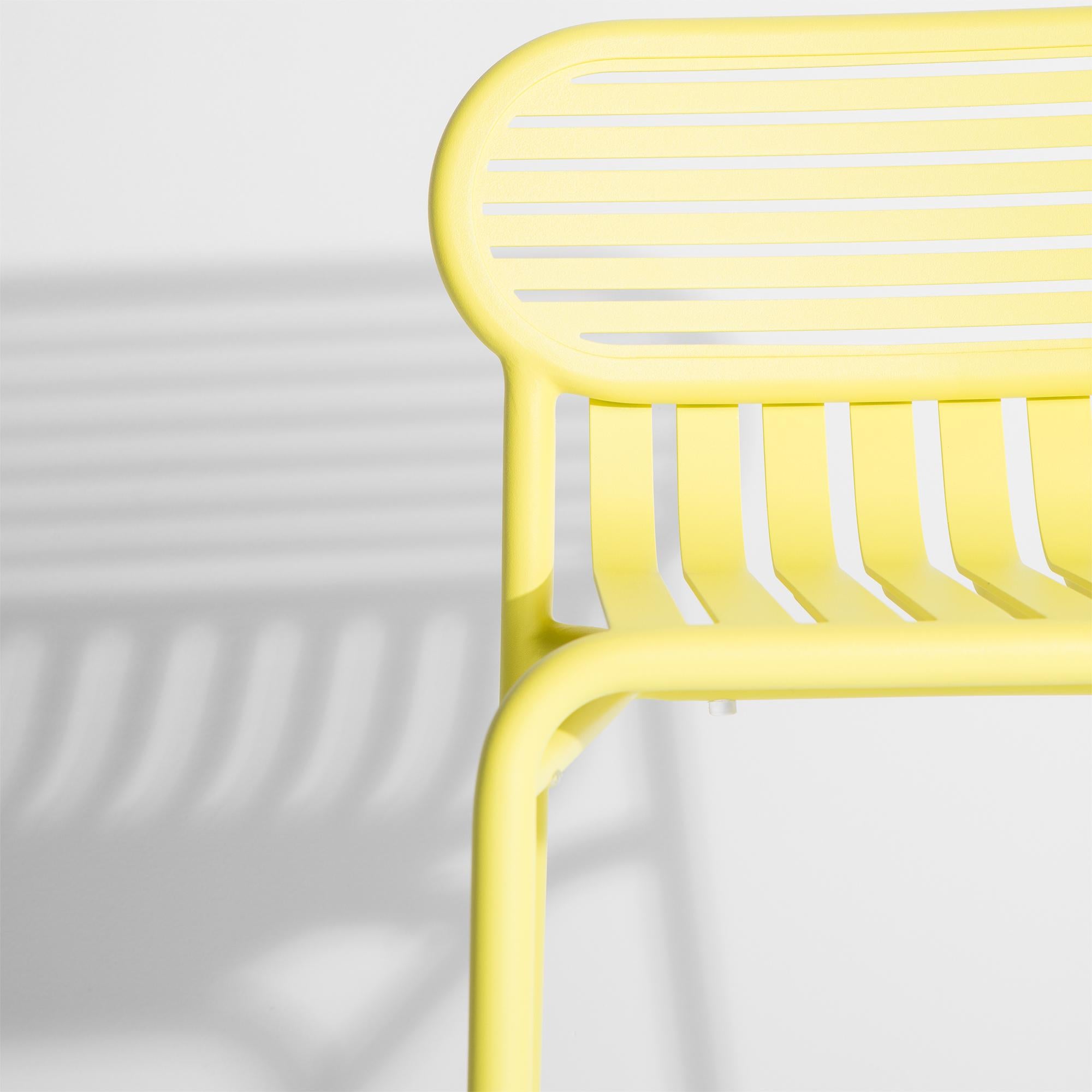 Petite Friture Week-End Bar Stool in Yellow Aluminium by Studio BrichetZiegler For Sale 1