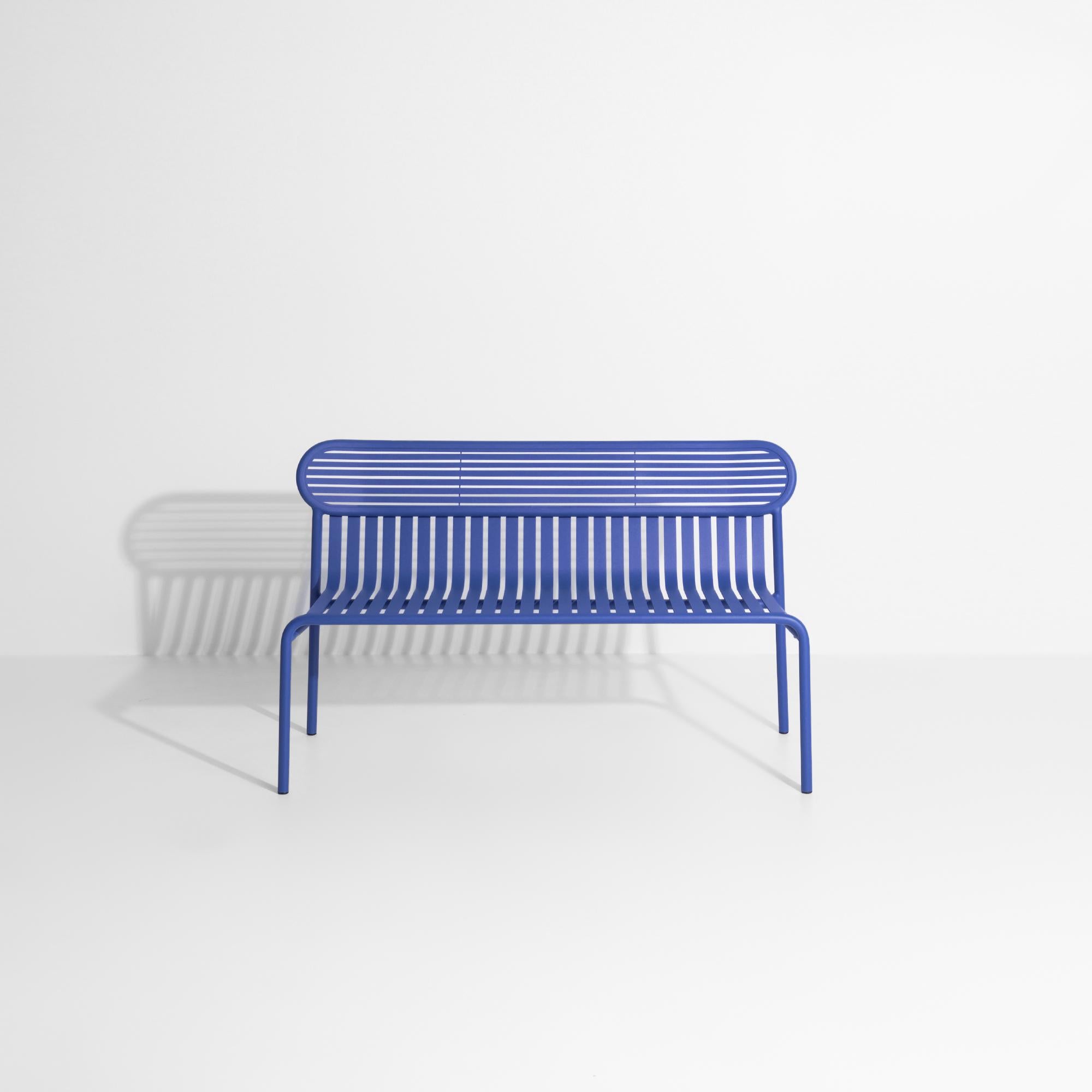 Petite Friture Week-End Bench in Blue Aluminium by Studio BrichetZiegler In New Condition For Sale In Brooklyn, NY