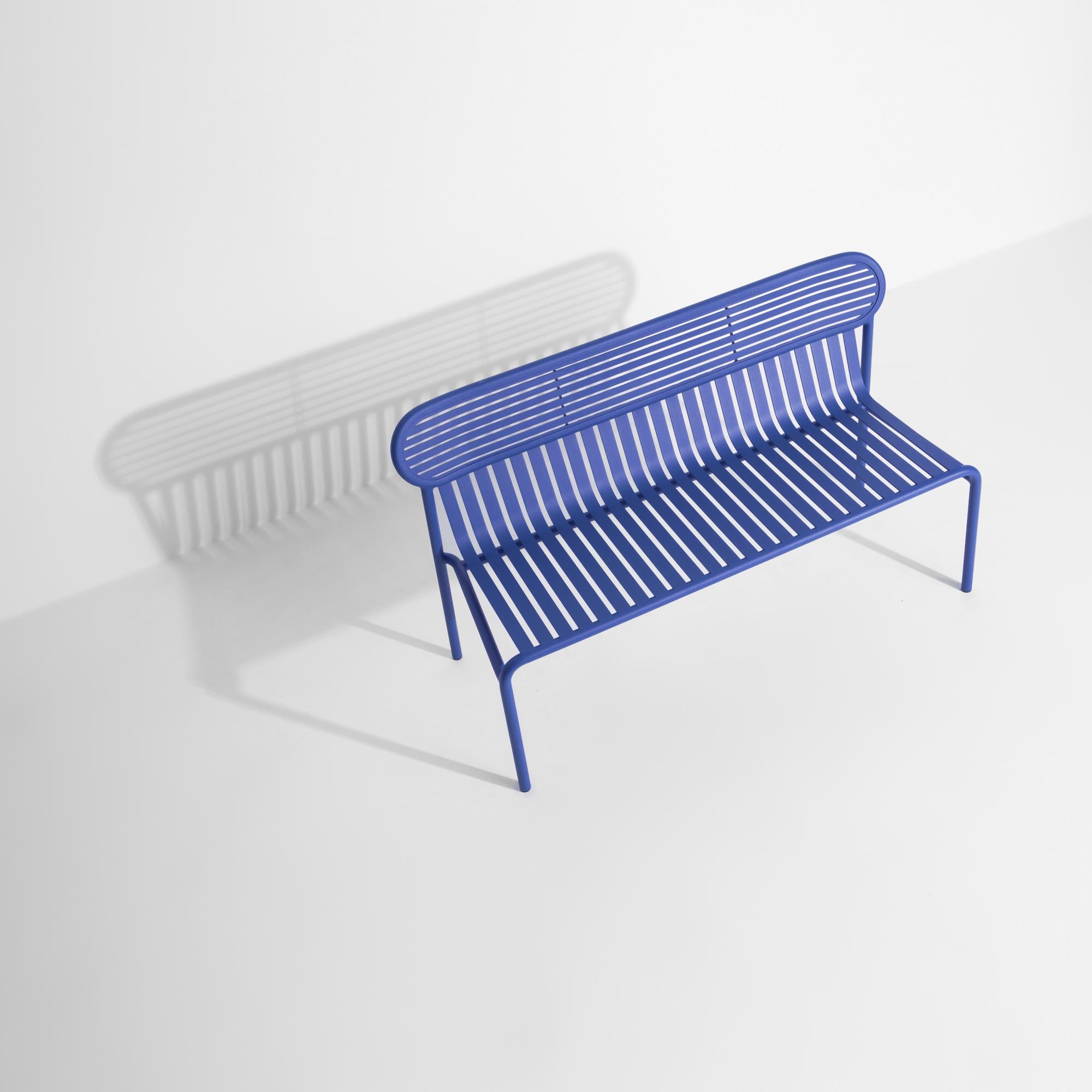 Petite Friture Week-End Bench in Blue Aluminium by Studio BrichetZiegler For Sale 1