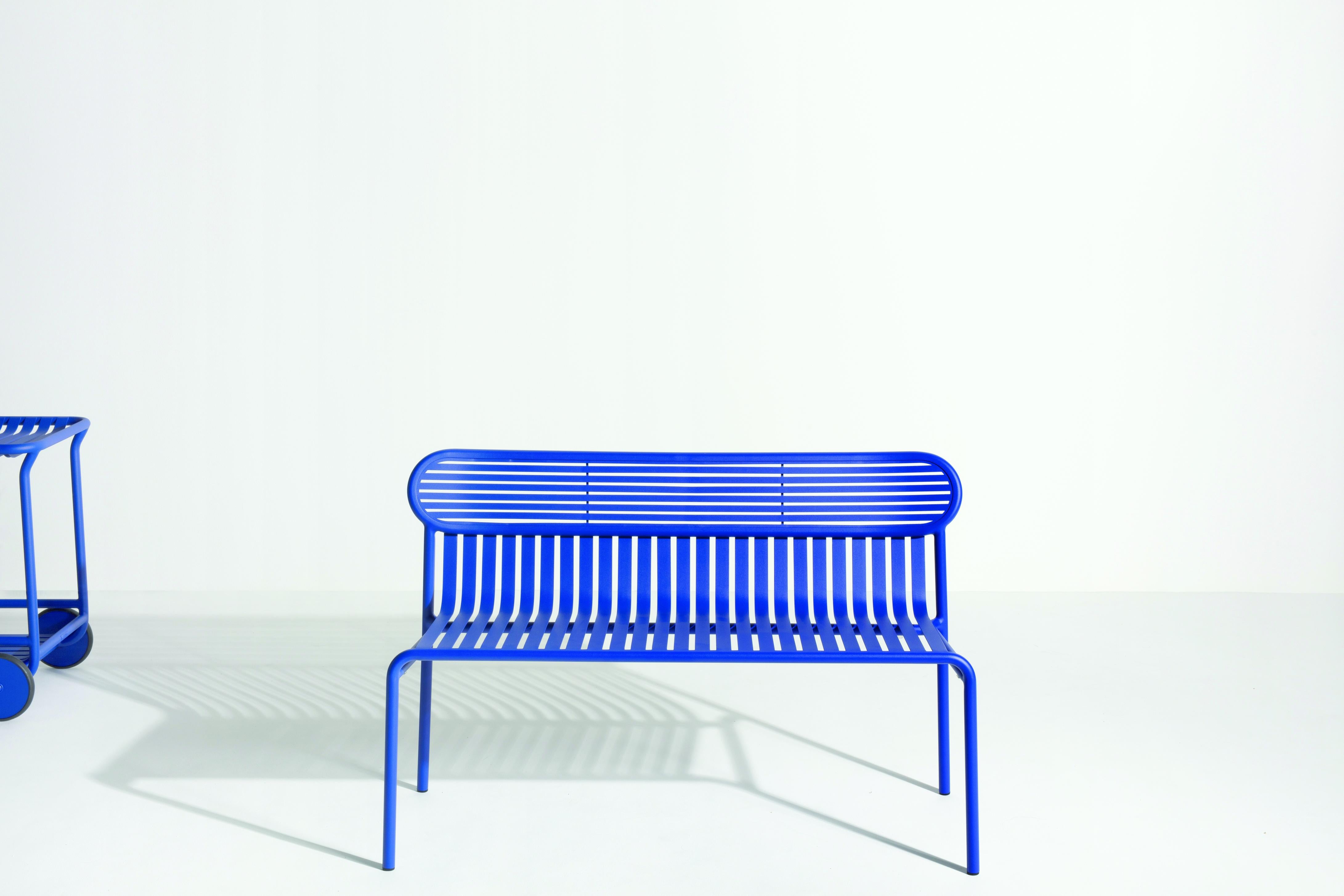 Petite Friture Week-End Bench in Blue Aluminium by Studio BrichetZiegler For Sale 2