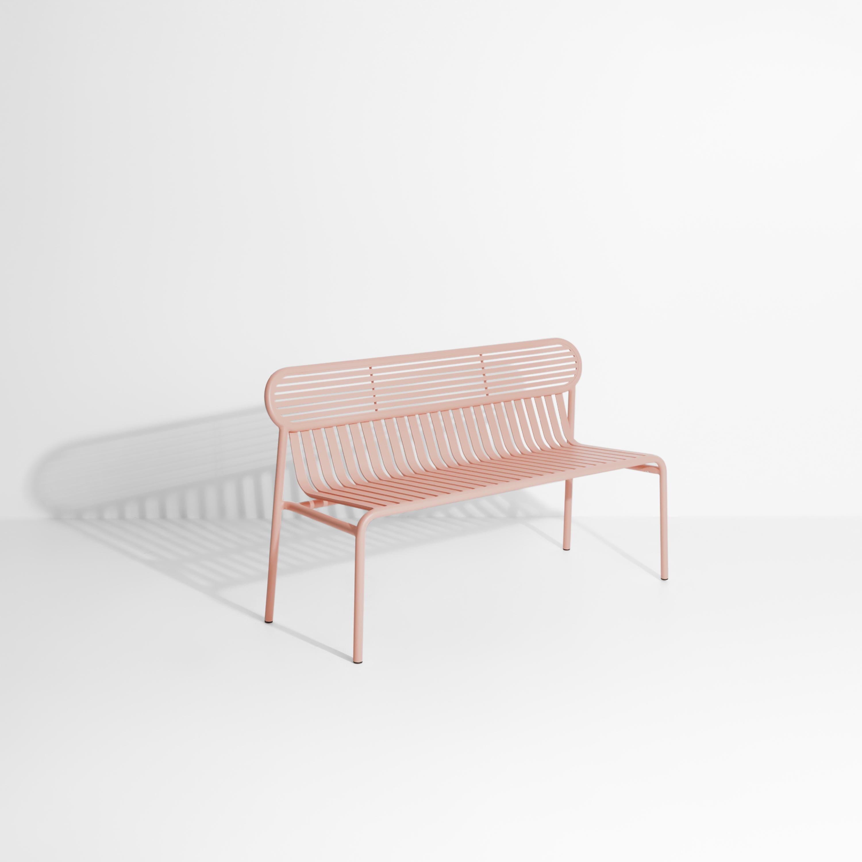 Petite Friture Week-End Bench in Blush Aluminium by Studio BrichetZiegler, 2017

The week-end collection is a full range of outdoor furniture, in aluminium grained epoxy paint, matt finish, that includes 18 functions and 8 colours for the retail