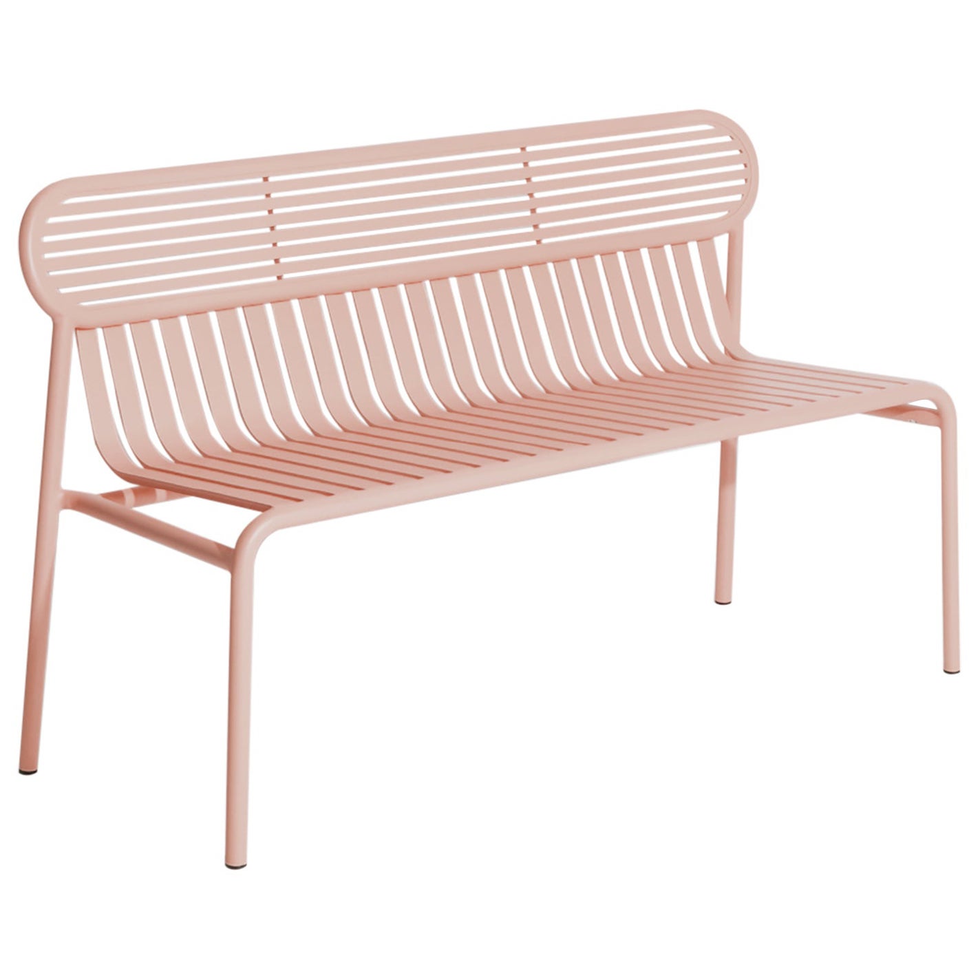 Petite Friture Week-End Bench in Blush Aluminium by Studio BrichetZiegler