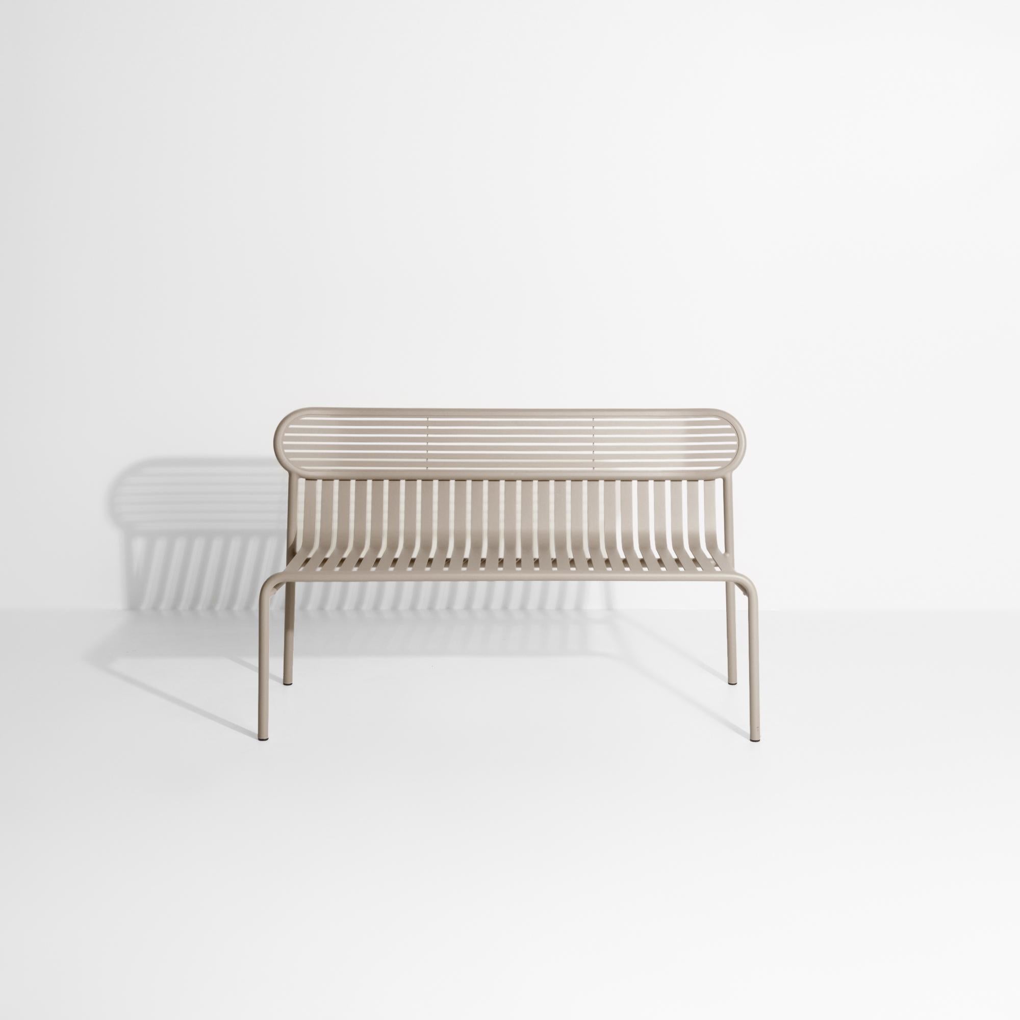 Chinese Petite Friture Week-End Bench in Dune Aluminium by Studio BrichetZiegler For Sale