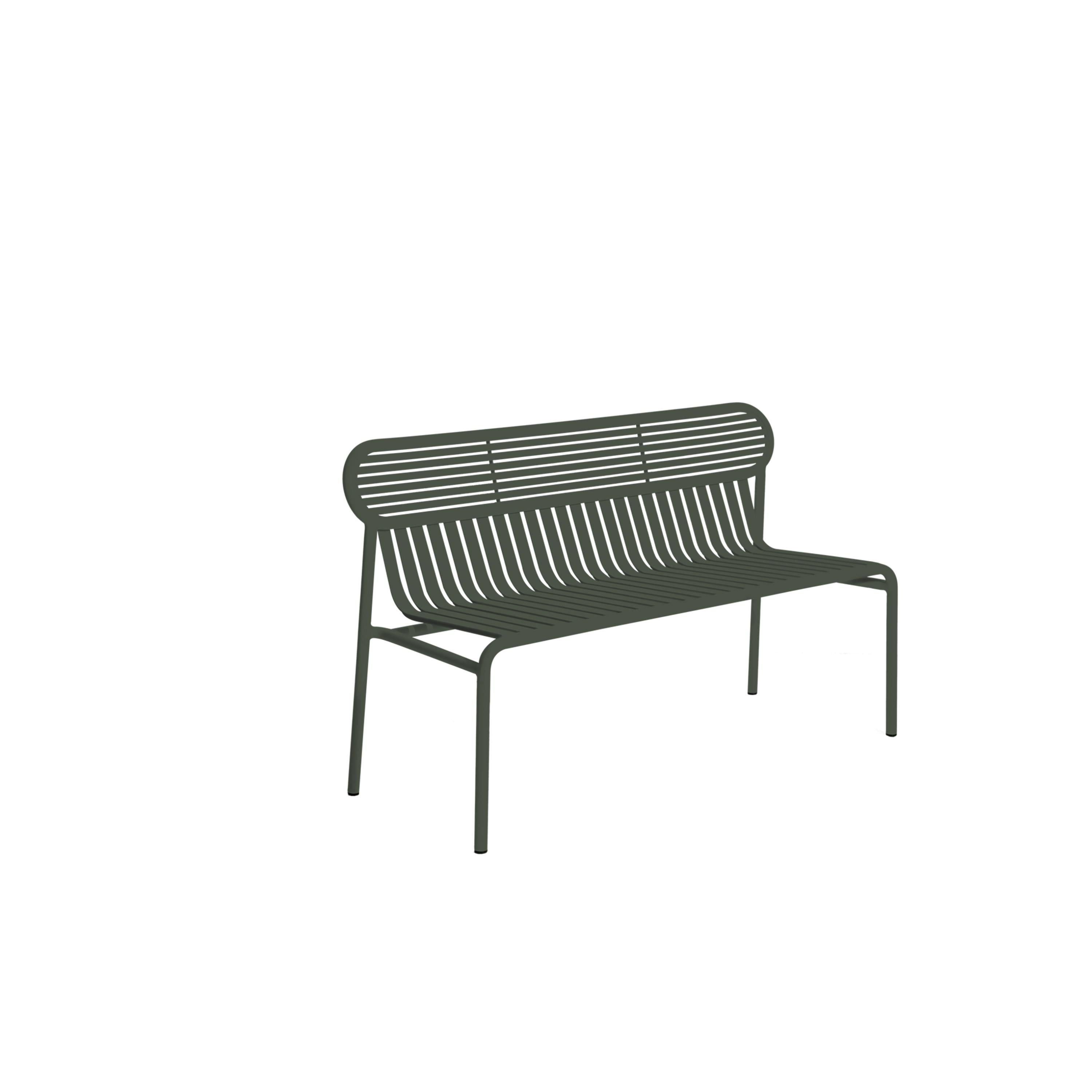 Petite Friture Week-End Bench in Glass Green Aluminium by Studio BrichetZiegler, 2017

The week-end collection is a full range of outdoor furniture, in aluminium grained epoxy paint, matt finish, that includes 18 functions and 8 colours for the