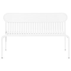 Petite Friture Week-End Bench in White Aluminium by Studio BrichetZiegler