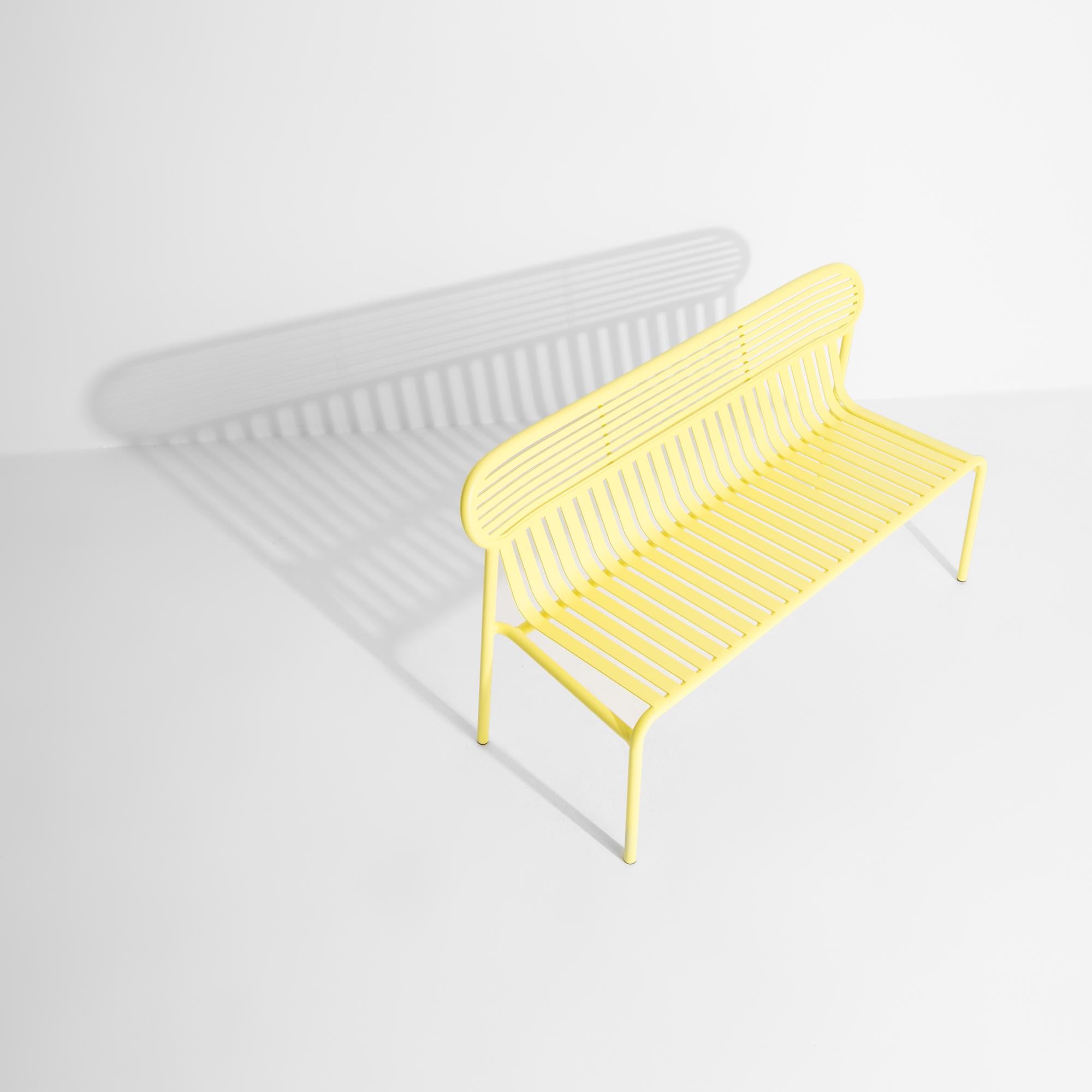 Petite Friture Week-End Bench in Yellow Aluminium by Studio BrichetZiegler For Sale 1