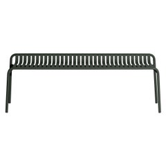 Petite Friture Week-End Bench without Back in Glass Green Aluminium, 2017