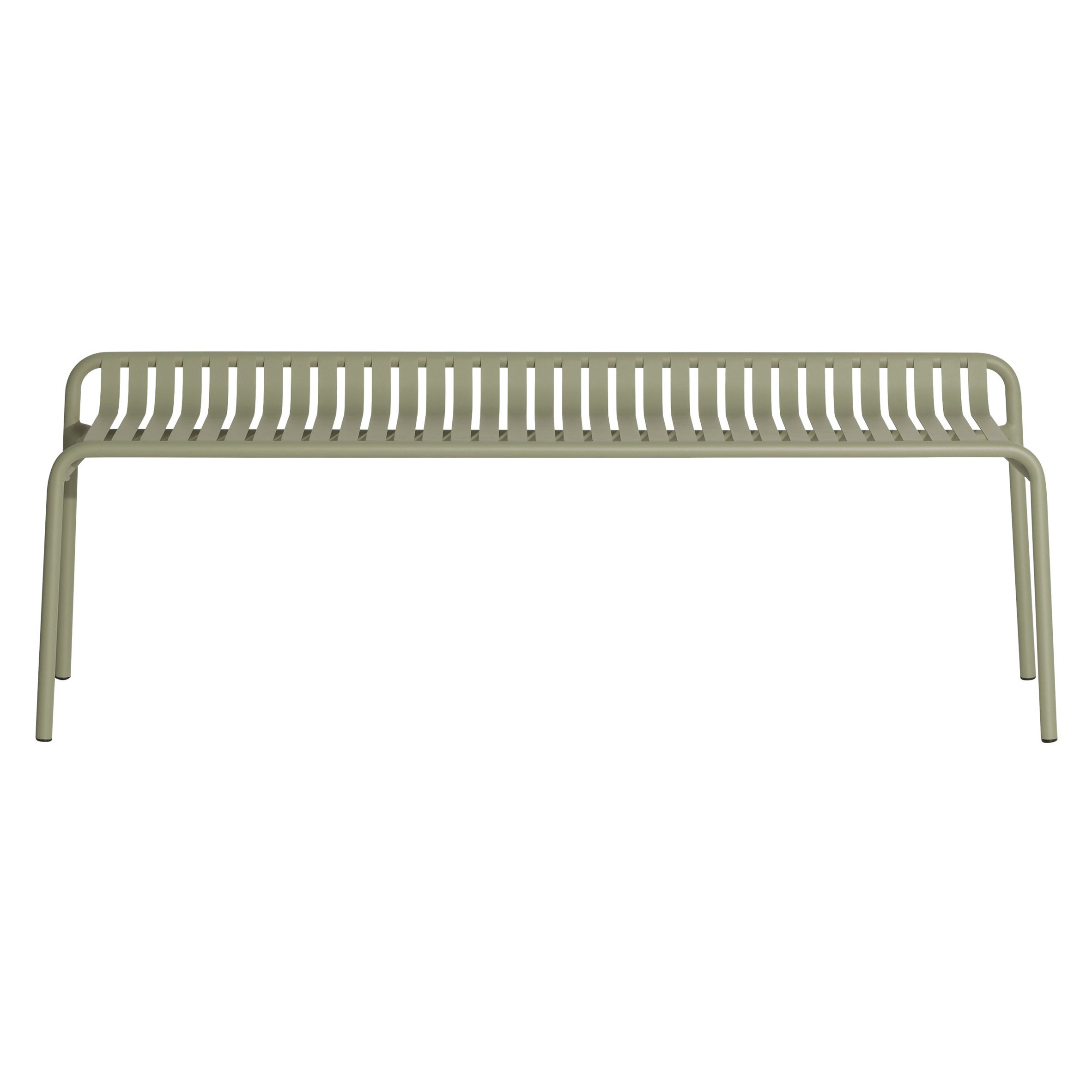 Petit banc d'appoint Friture sans dossier en aluminium vert jade, 2017