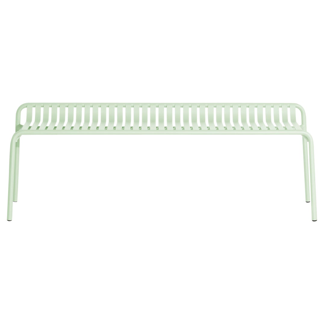 Banco Petite Friture Week-End sin respaldo de aluminio verde pastel, 2017