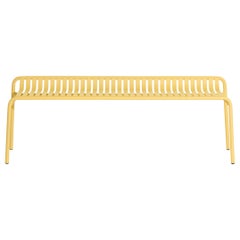 Petite Friture Week-End Bench without Back in Saffron Aluminium, 2017