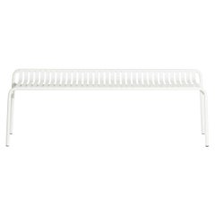 Petite Friture Week-End Bench without Back in White Aluminium, 2017