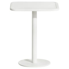 Petite Friture Week-End Bistro Square Dining Table in White Aluminium, 2017