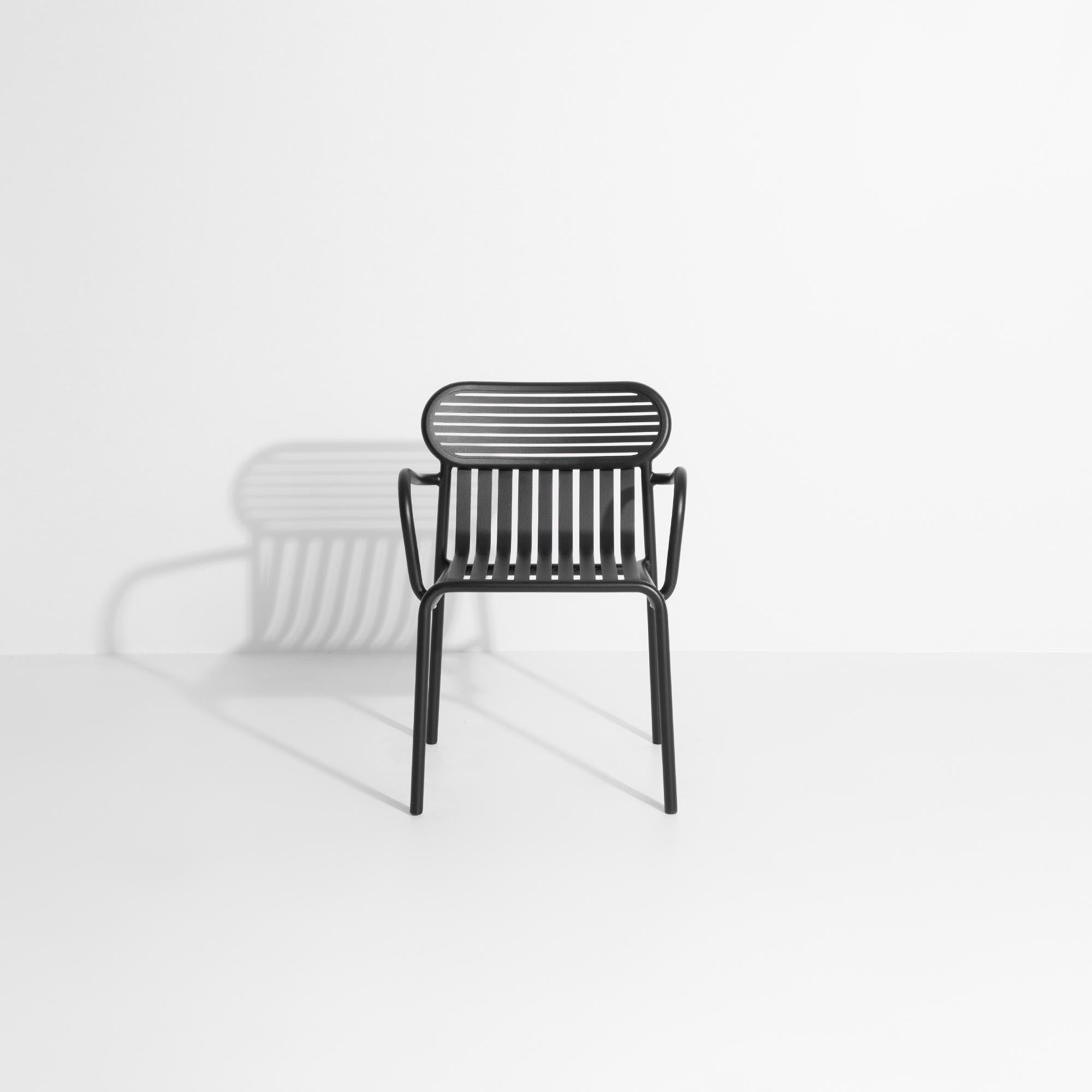 Petite Friture Week-End Bridge Chair in Black Aluminium by Studio BrichetZiegler In New Condition For Sale In Brooklyn, NY