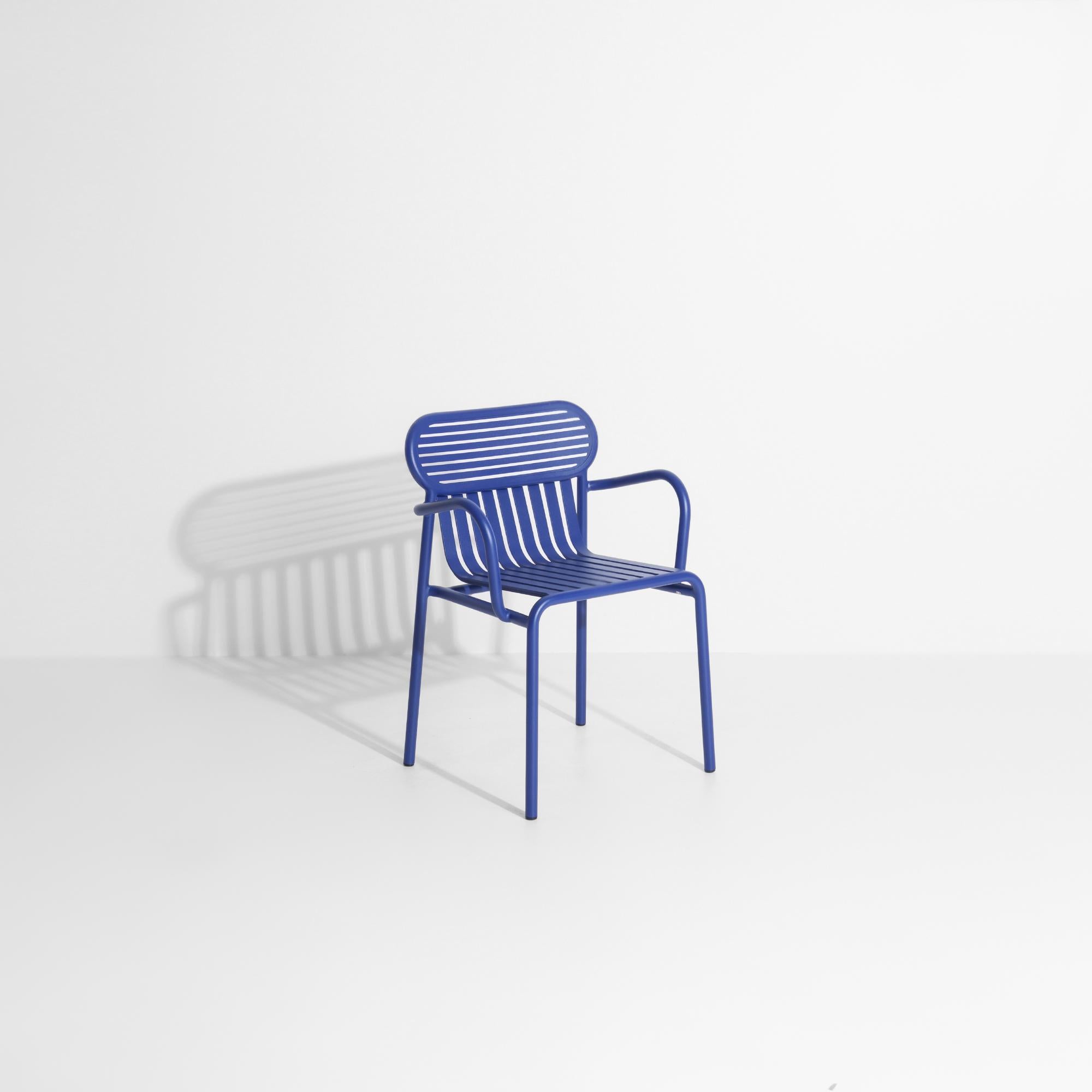 Contemporary Petite Friture Week-End Bridge Chair in Blue Aluminium by Studio BrichetZiegler For Sale