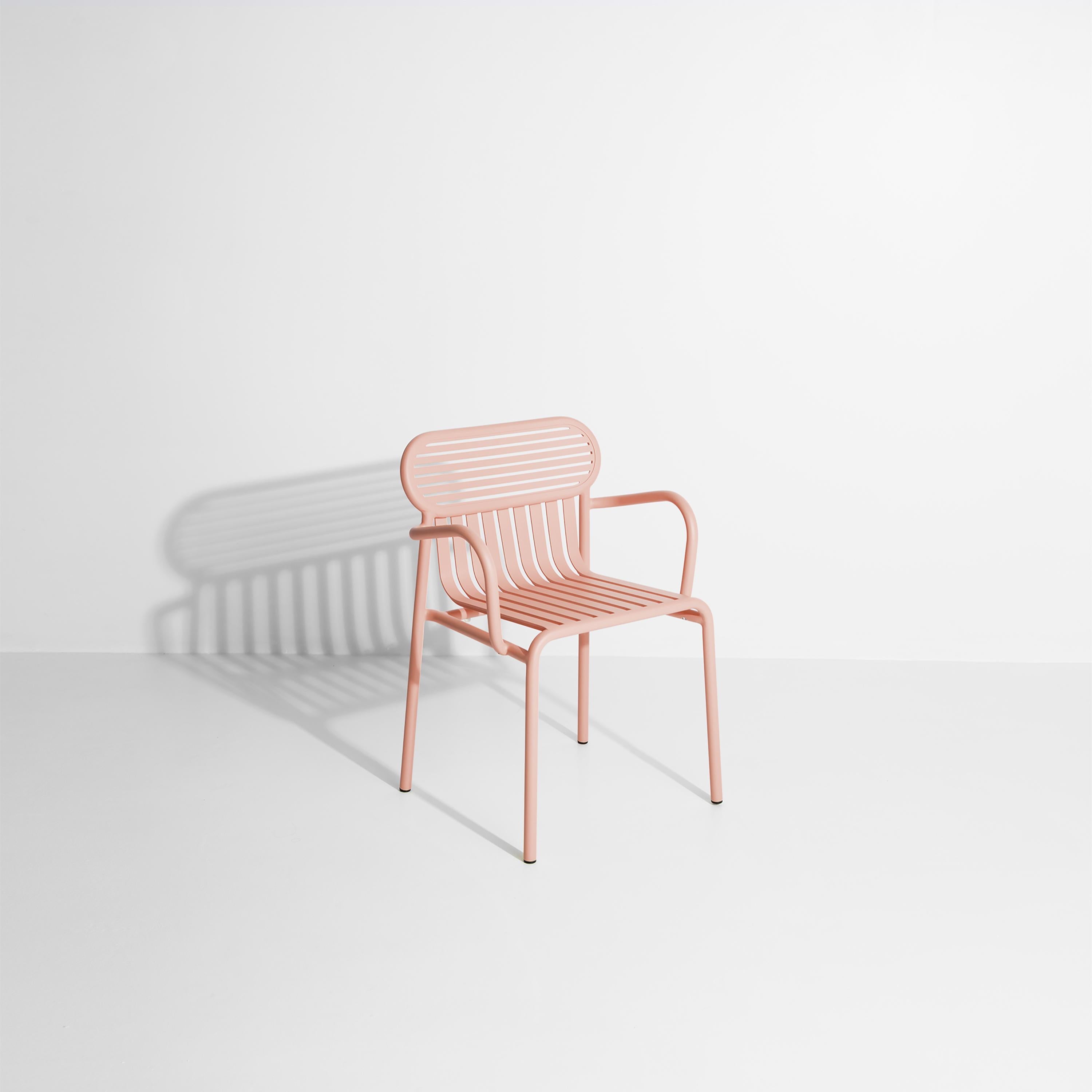 Petite Friture Week-End Bridge Chair in Blush Aluminium by Studio BrichetZiegler, 2017

The week-end collection is a full range of outdoor furniture, in aluminium grained epoxy paint, matt finish, that includes 18 functions and 8 colours for the