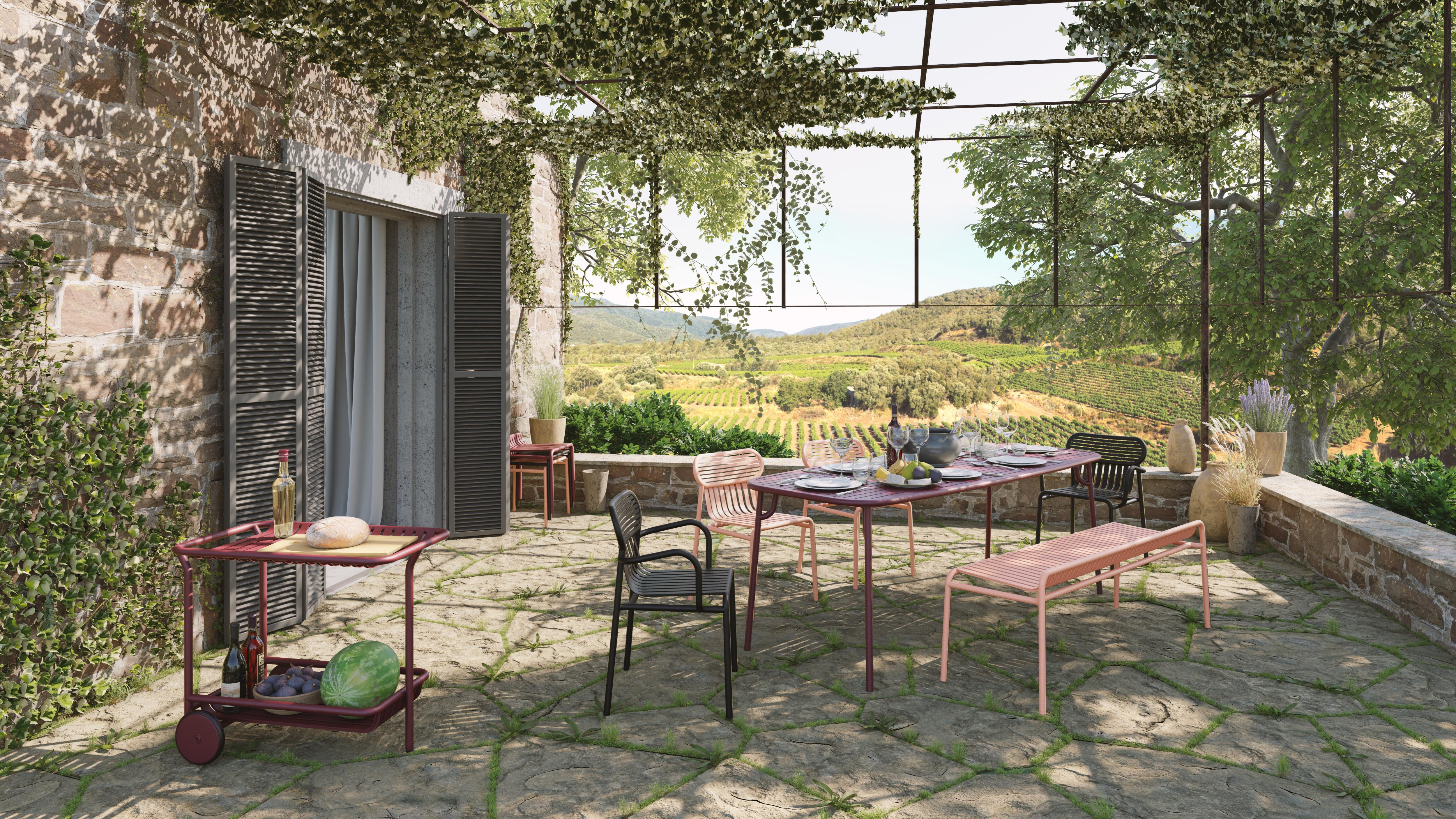 Petite chaise Bridge Week- End de Friture en aluminium Dune par Studio BrichetZiegler en vente 6