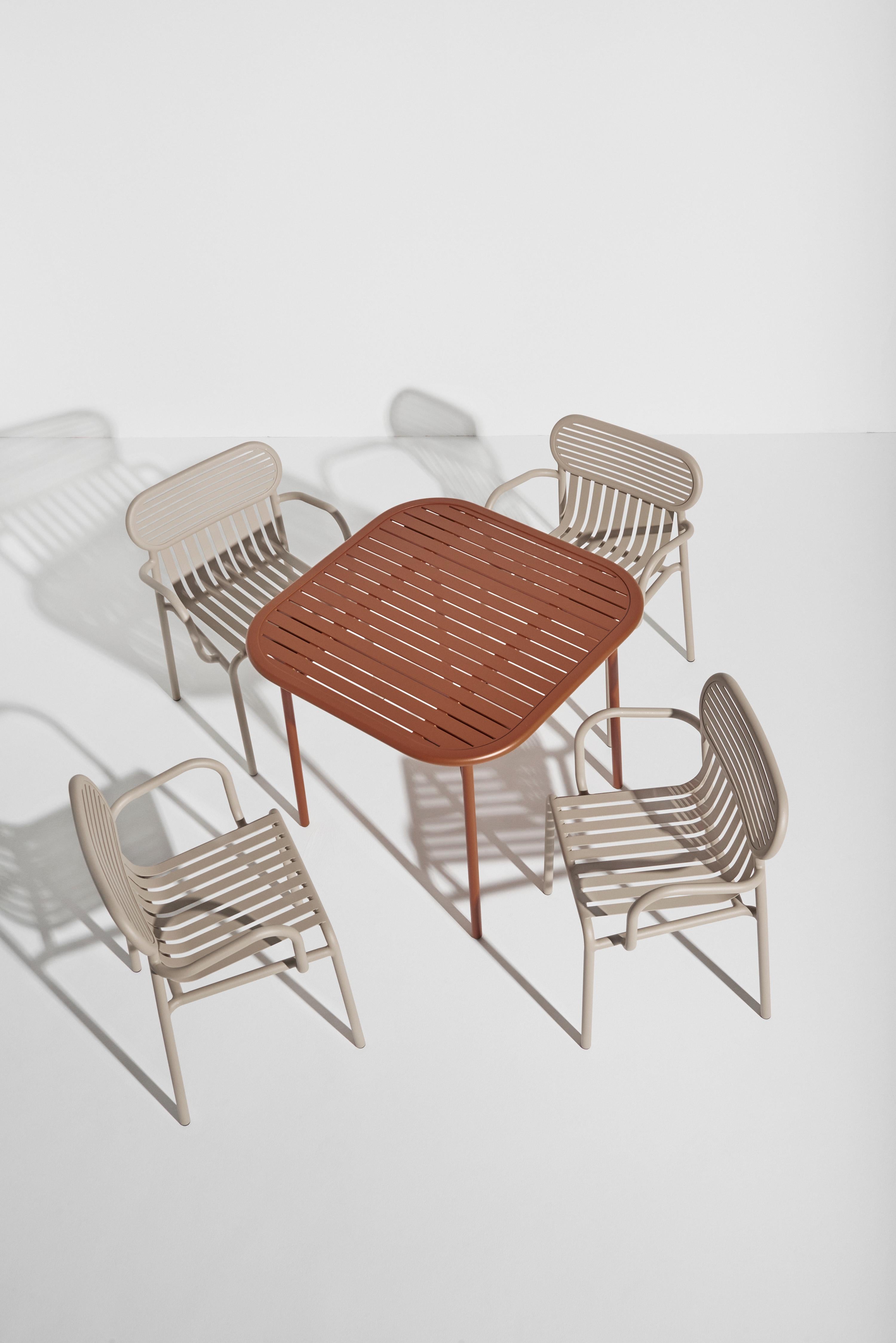 Petite chaise Bridge Week- End de Friture en aluminium Dune par Studio BrichetZiegler en vente 2