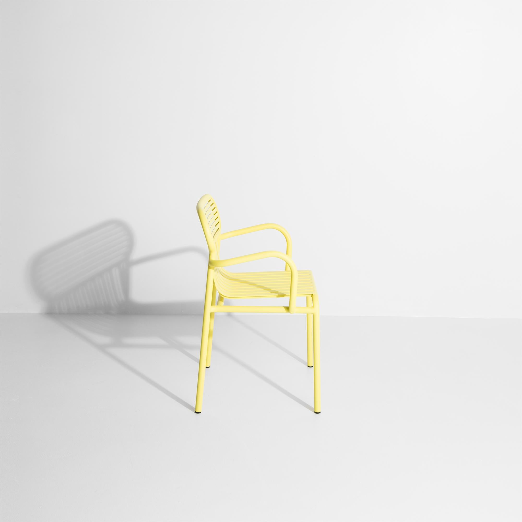 Chinese Petite Friture Week-End Bridge Chair in Yellow Aluminium, 2017 For Sale