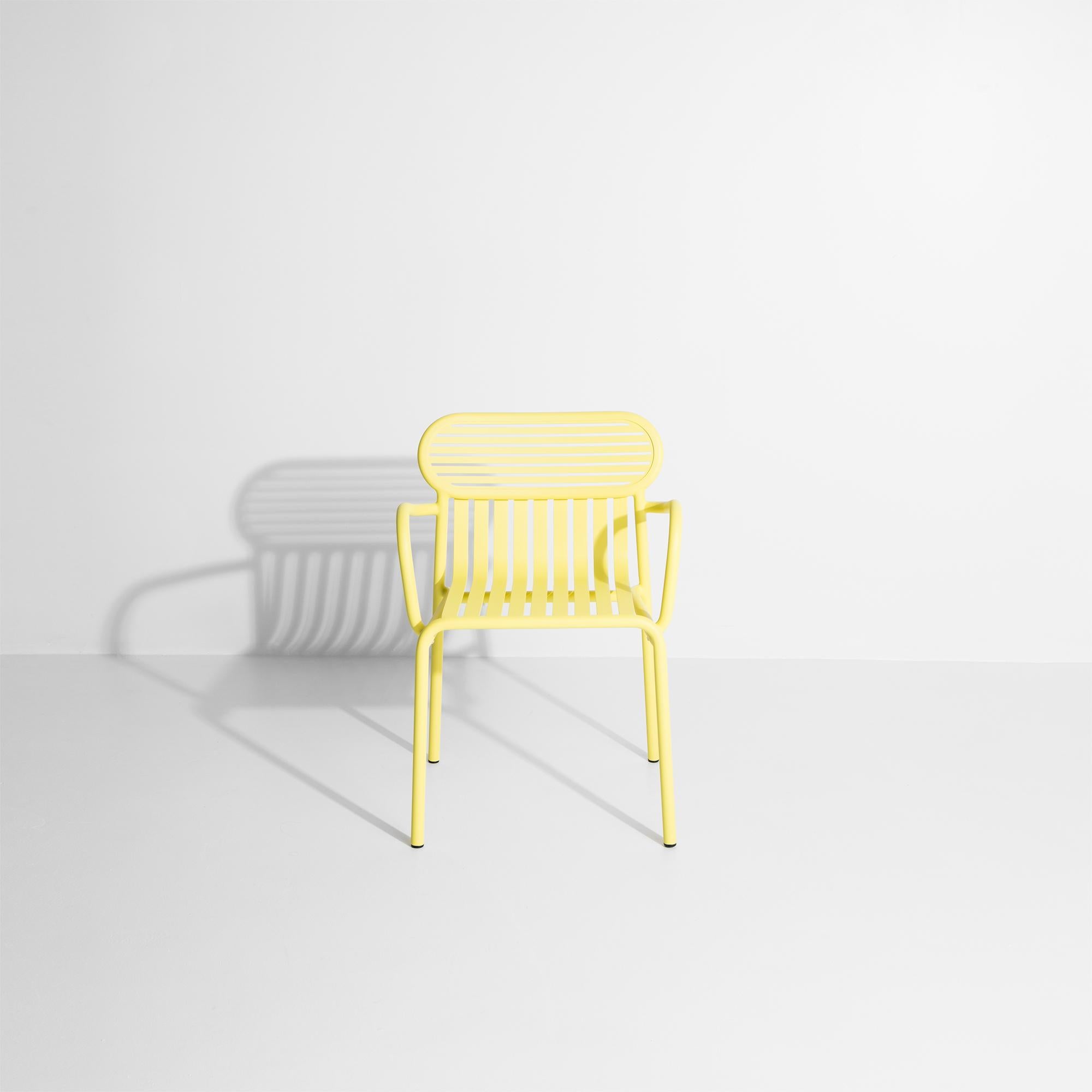 Petite Friture Week-End Bridge Chair in Yellow Aluminium, 2017 In New Condition For Sale In Brooklyn, NY