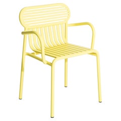 Petite chaise Bridge Week- End de Friture en aluminium jaune, 2017