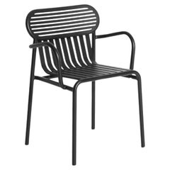 PETITE FRITURE Week-end, Bridge Chair with Arm, Black, Studio Brichet-ziegler