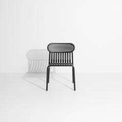 PETITE FRITURE Week-end, Outdoor Chair, Black, Studio Brichet-Ziegler