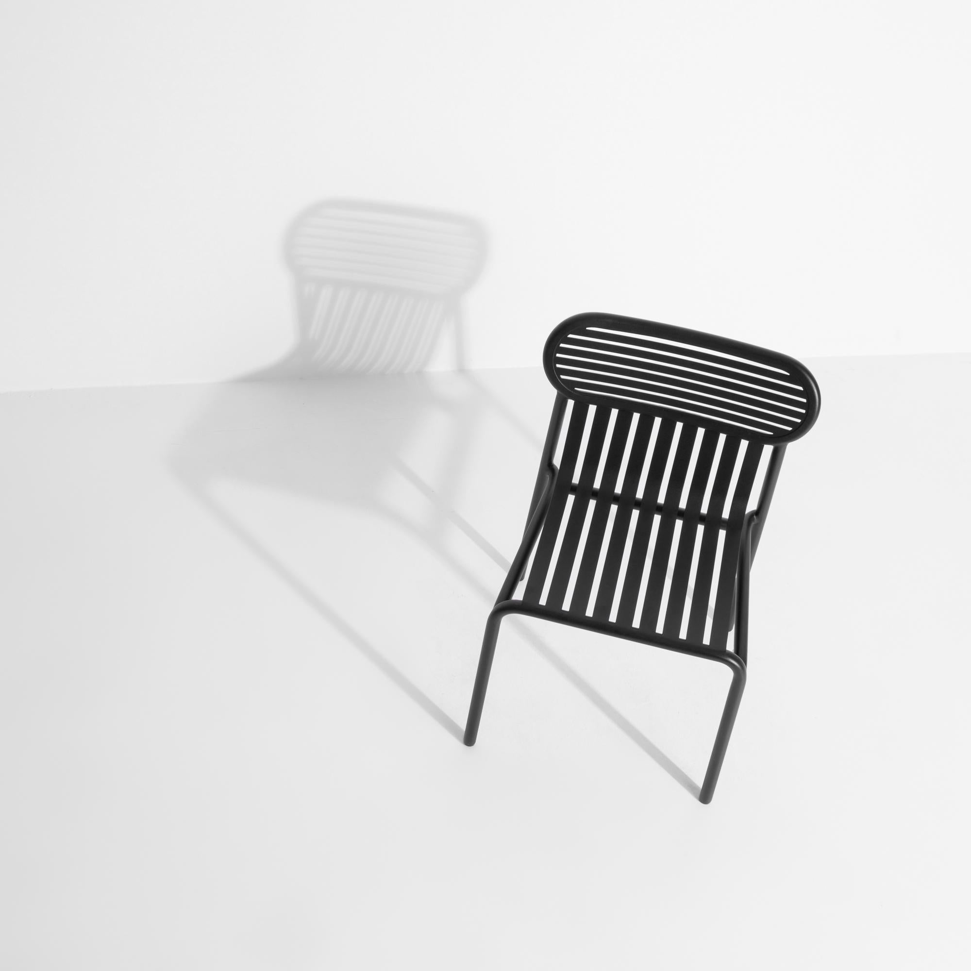 Petite Friture Week-End Chair in Black Aluminium by Studio BrichetZiegler For Sale 1
