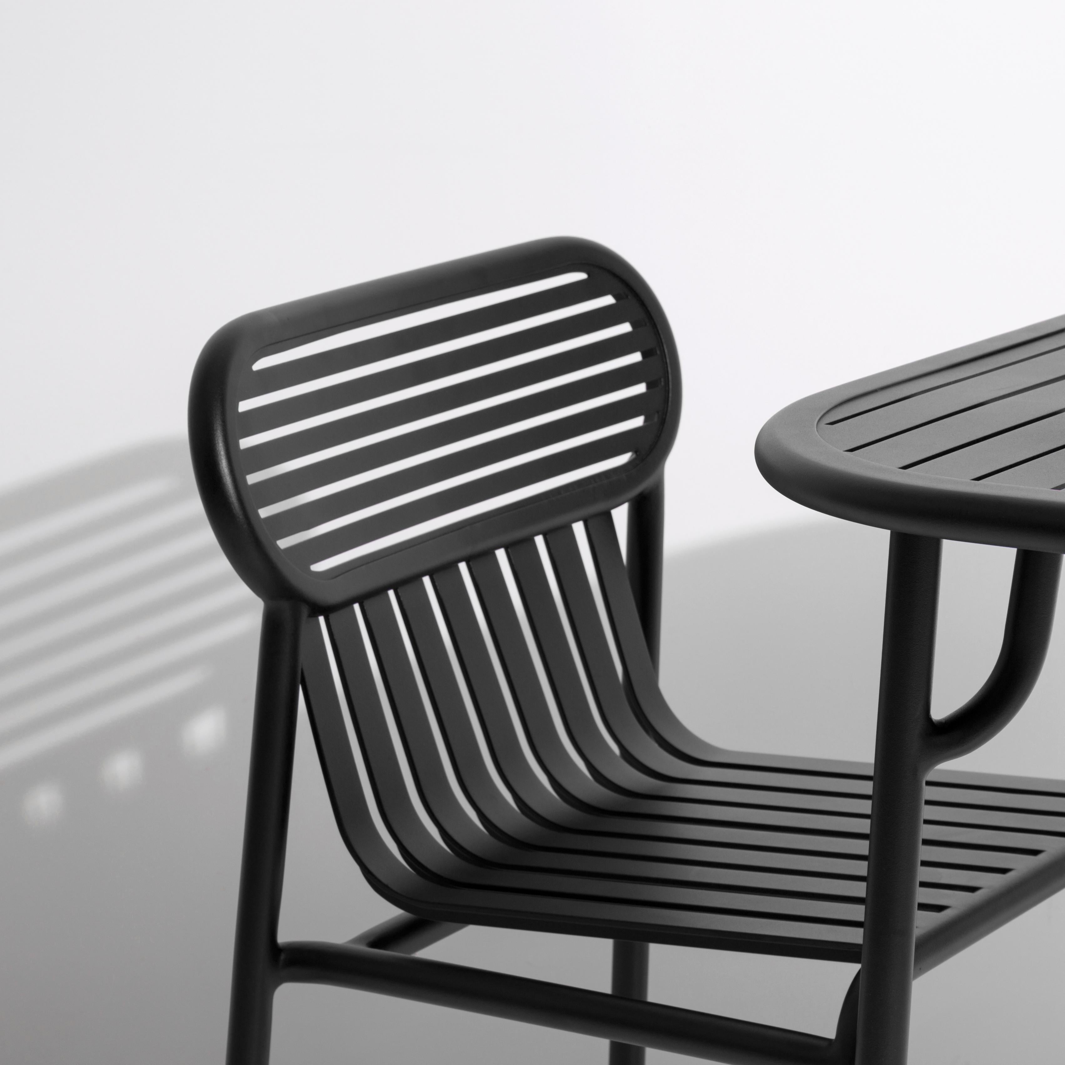 Petite Friture Week-End Chair in Black Aluminium by Studio BrichetZiegler For Sale 2