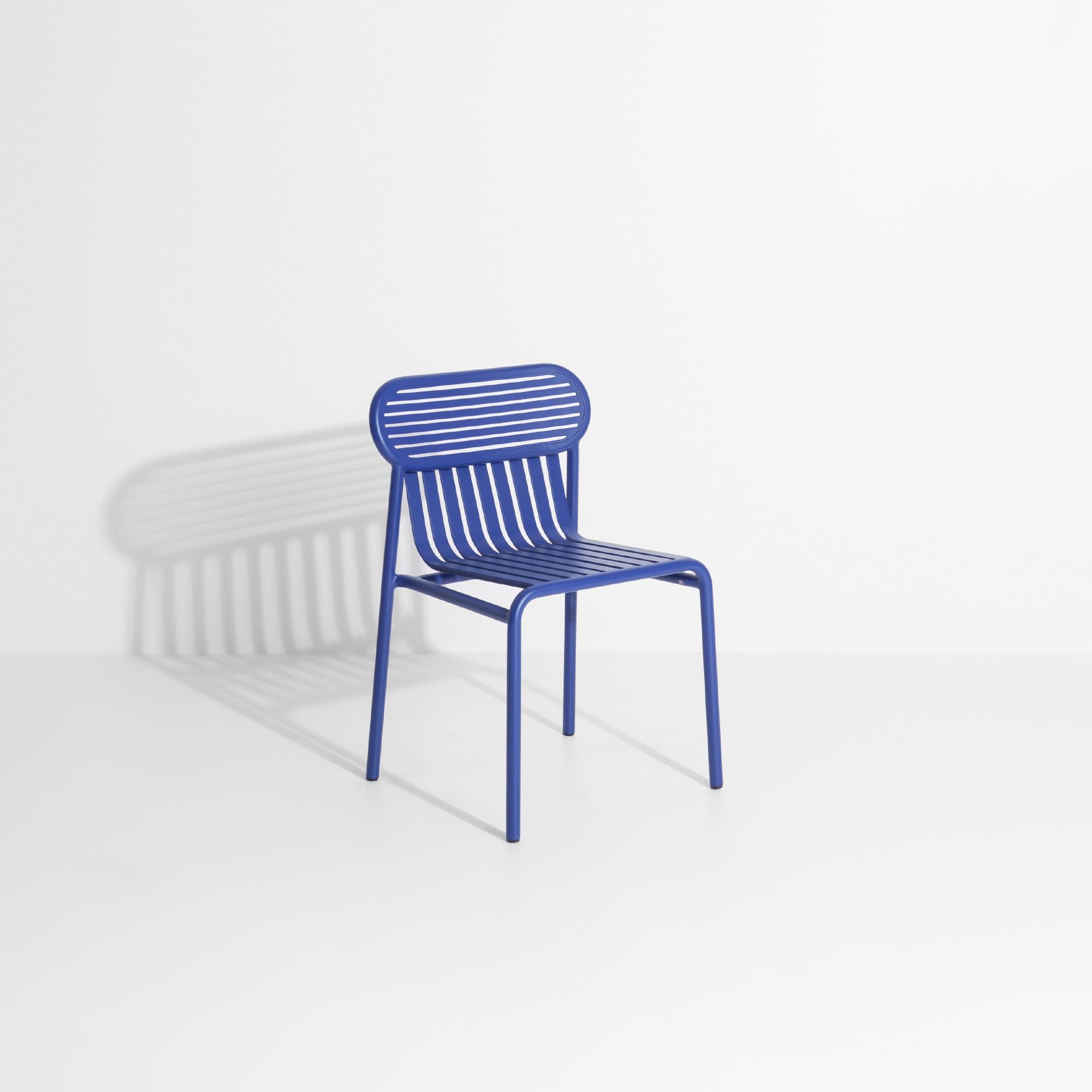 Contemporary Petite Friture Week-End Chair in Blue Aluminium by Studio BrichetZiegler For Sale