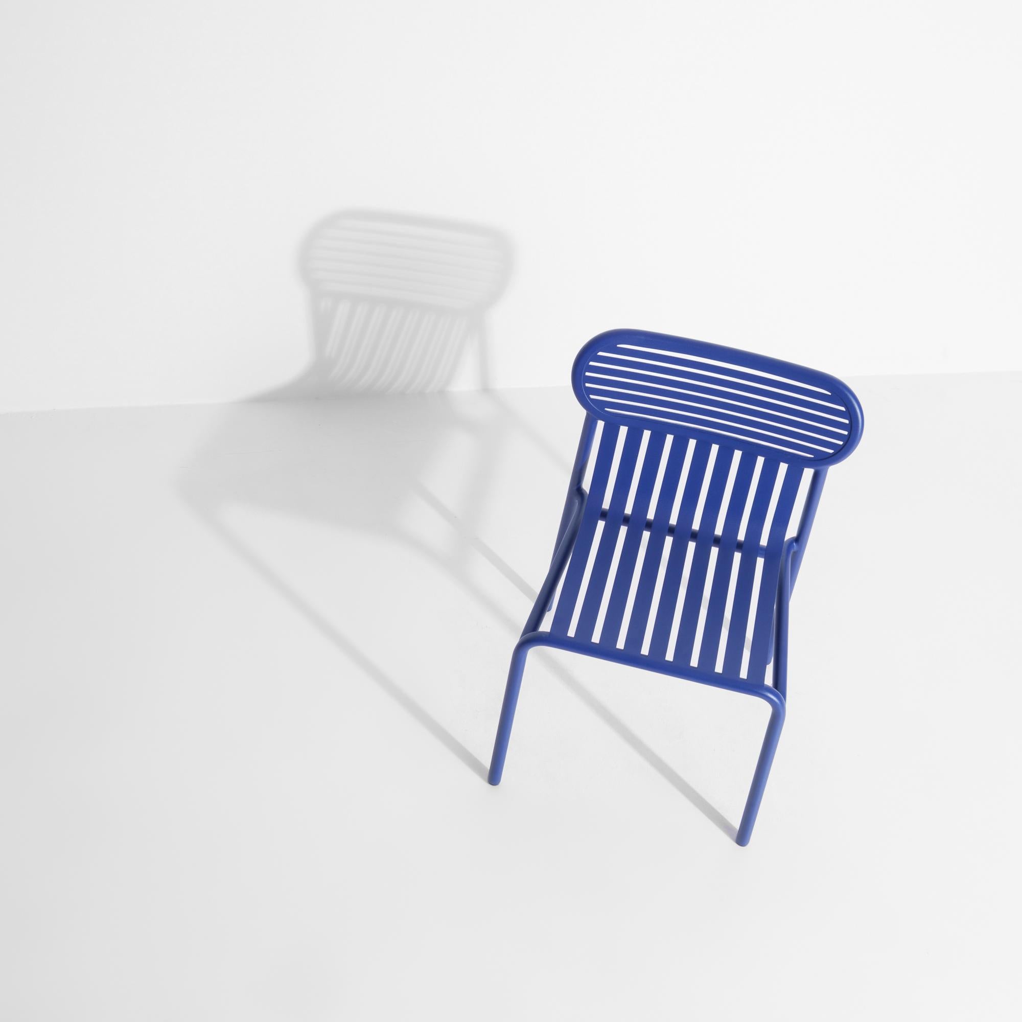 Petite Friture Week-End Chair in Blue Aluminium by Studio BrichetZiegler For Sale 1